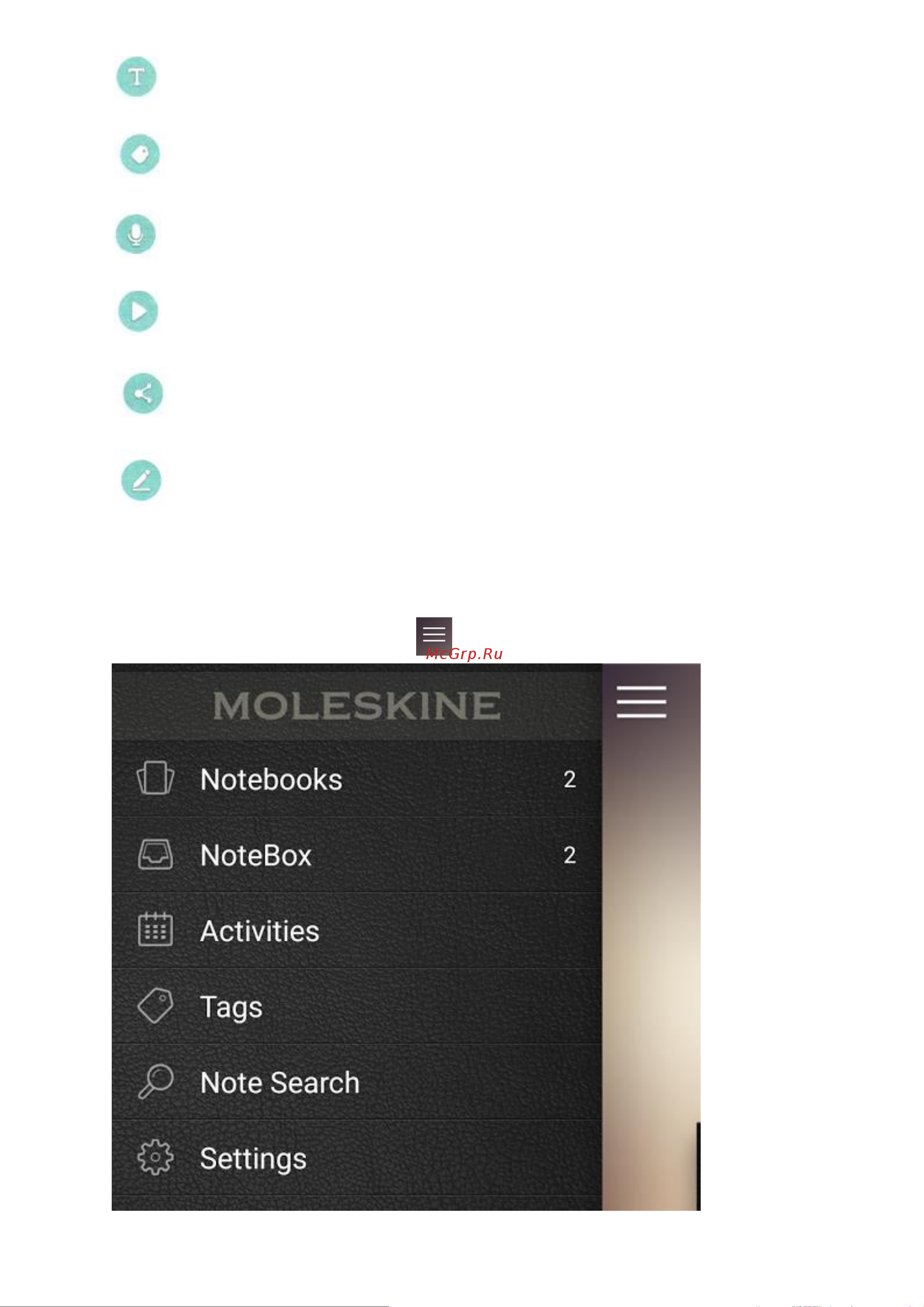 Moleskine Paper Tablet/PEN+Ellipse (SWSAB31BK01) Инструкция по эксплуатации онлайн [3/4] 642157