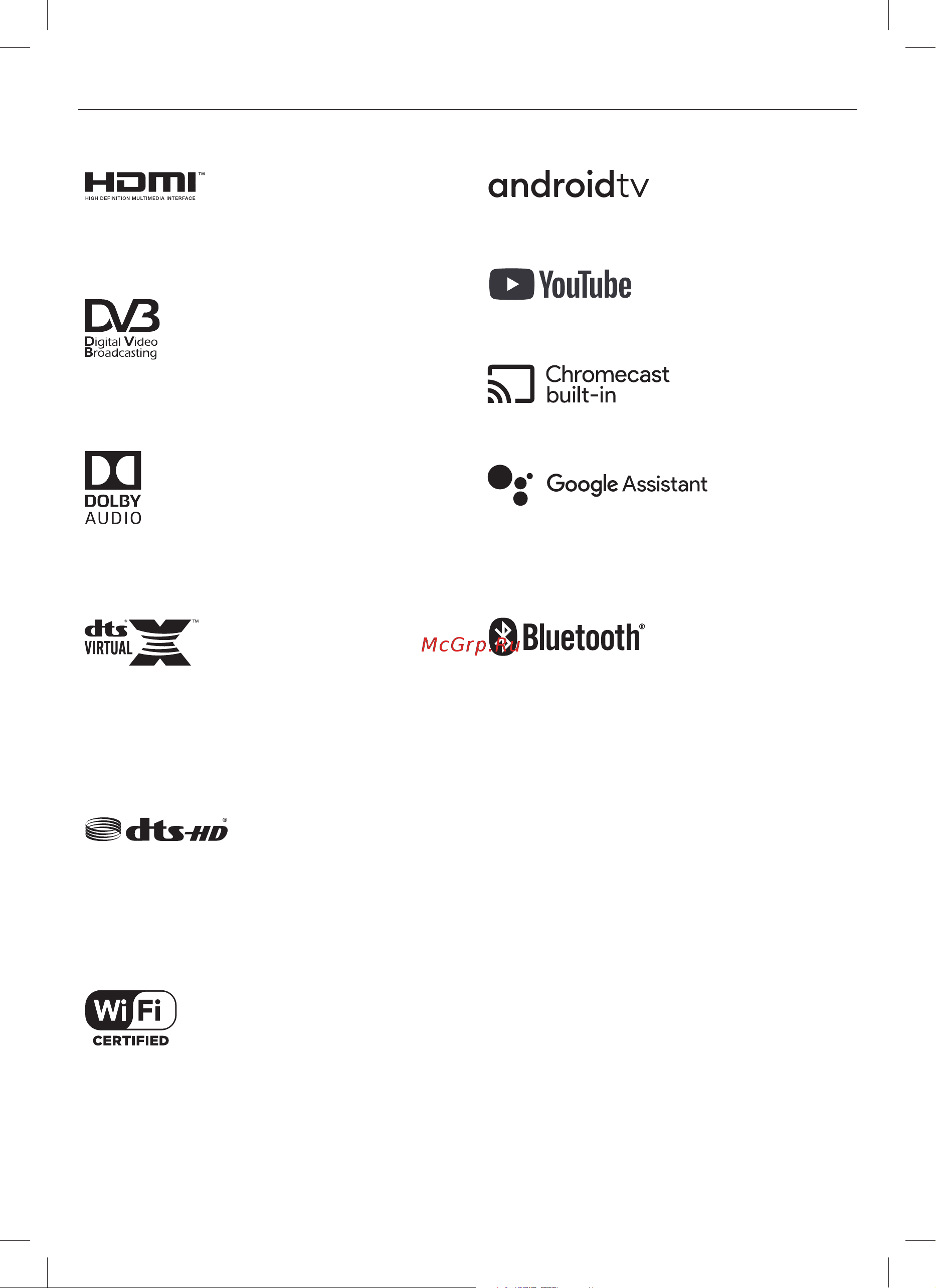 Sharp AQUOS 49BL2EA [2/20] Trademarks