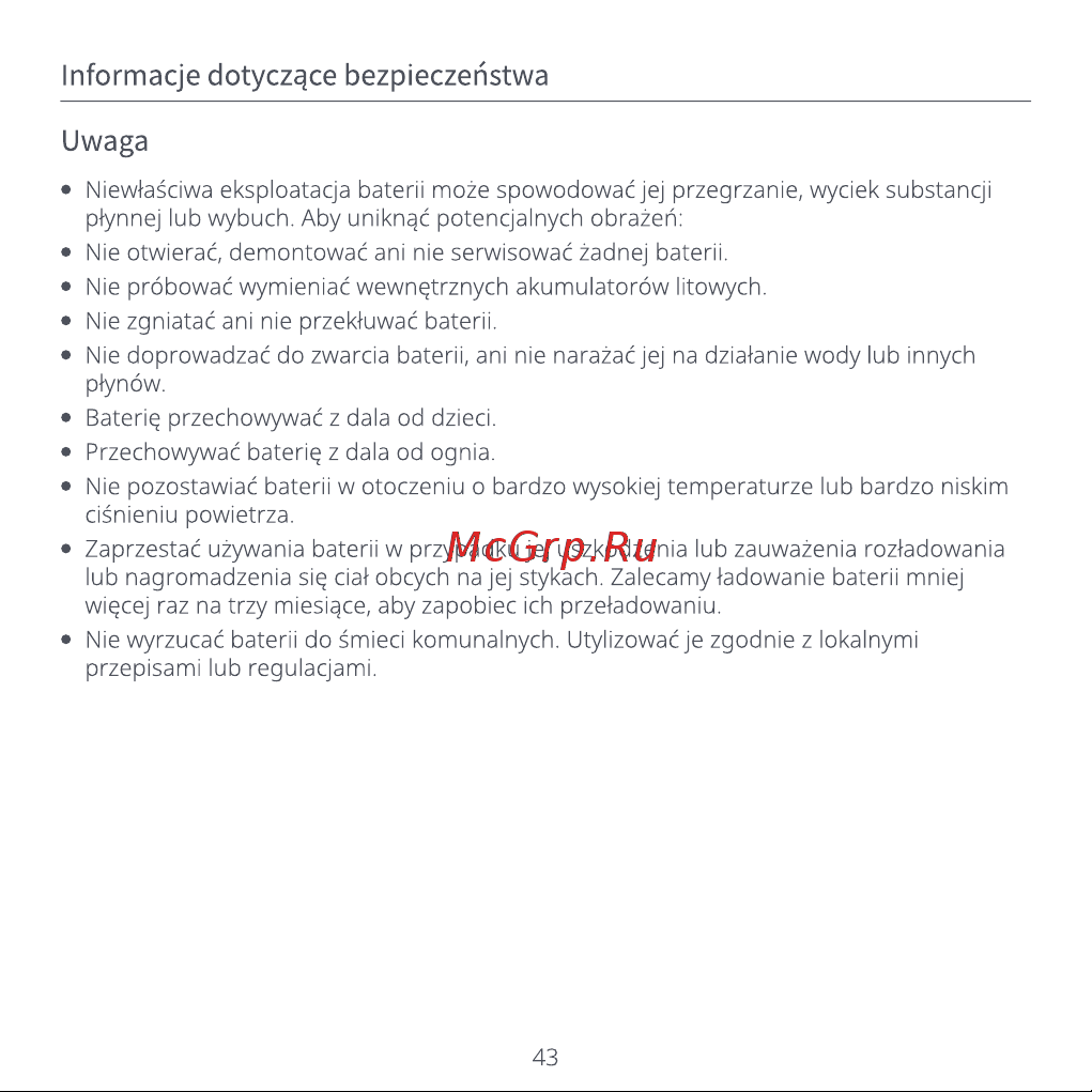 70mai Dash Cam A400-1 Grey [45/76] Informacje dotycz ce bezpieczenstwa