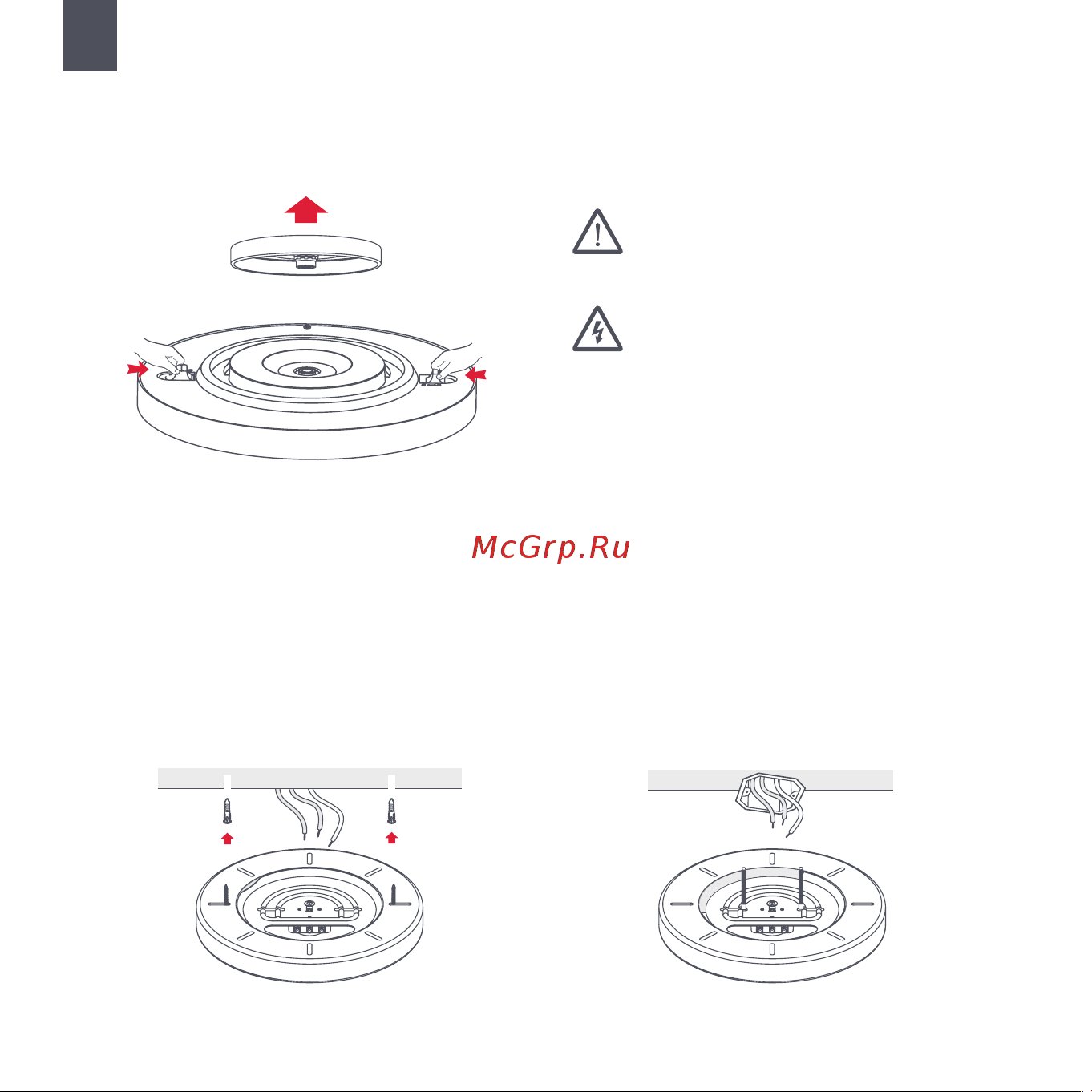 Yeelight YLXD013 Arwen Ceiling Light 450S [4/68] Mounting instructions