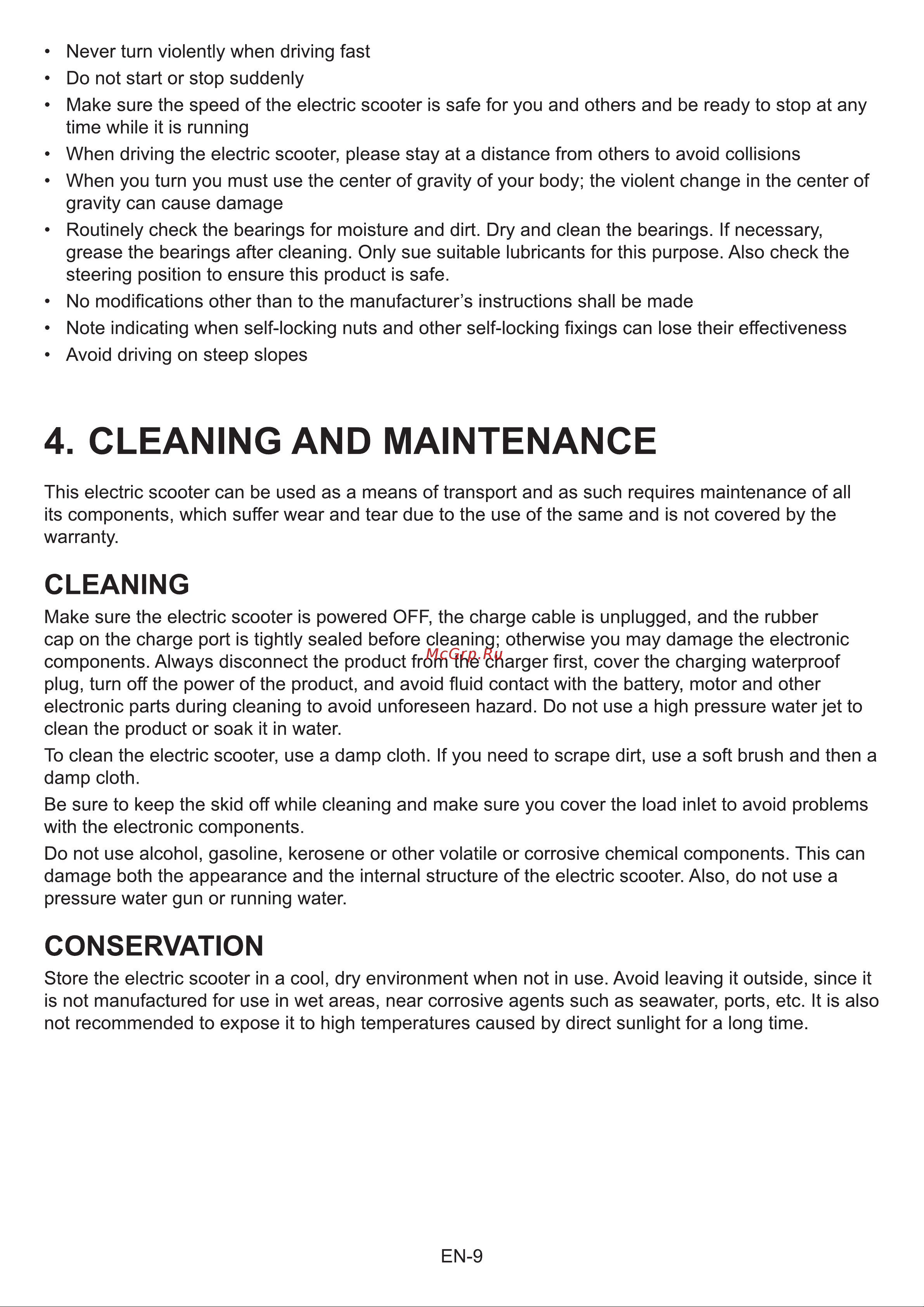 Acer GP.G1411.001 [10/30] Cleaning and maintenance