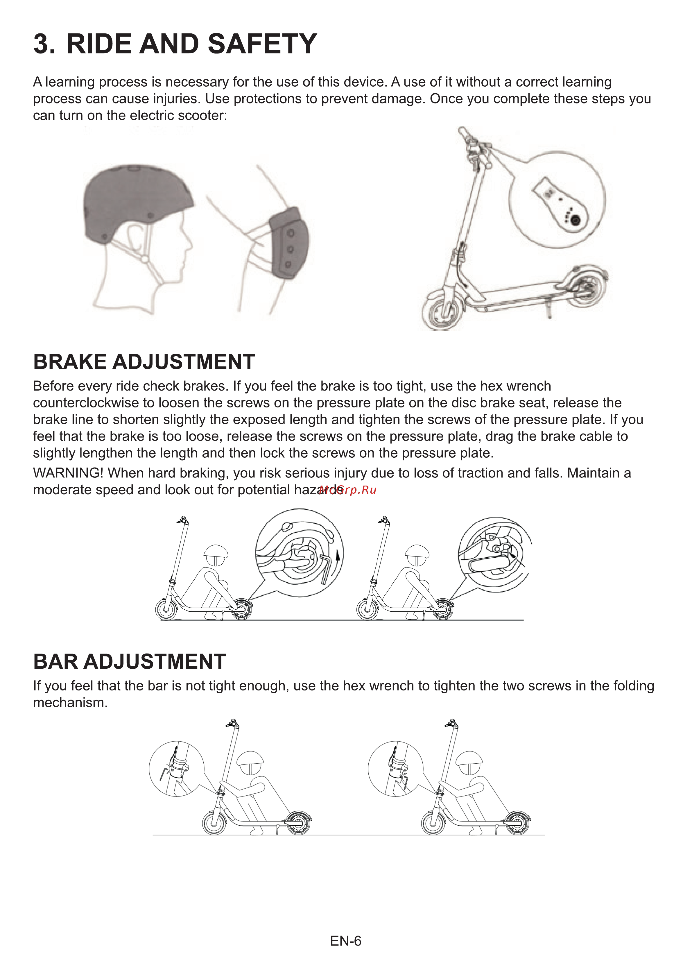 Acer Electric Scooter AES003 (GP.G1411.001) [7/30] Ride and safety