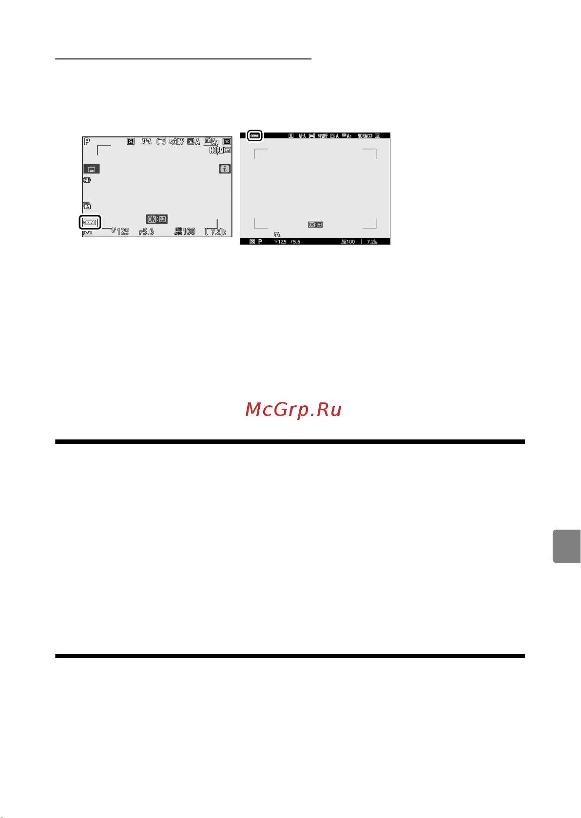 Nikon Z fc Kit w/DX 16-50mm (SL) + DX 50-250mm [31/72] Уровень заряда батареи