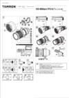 Tamron 150-500mm F/5-6.7 Di III VC VXD (A057s) Инструкция по эксплуатации