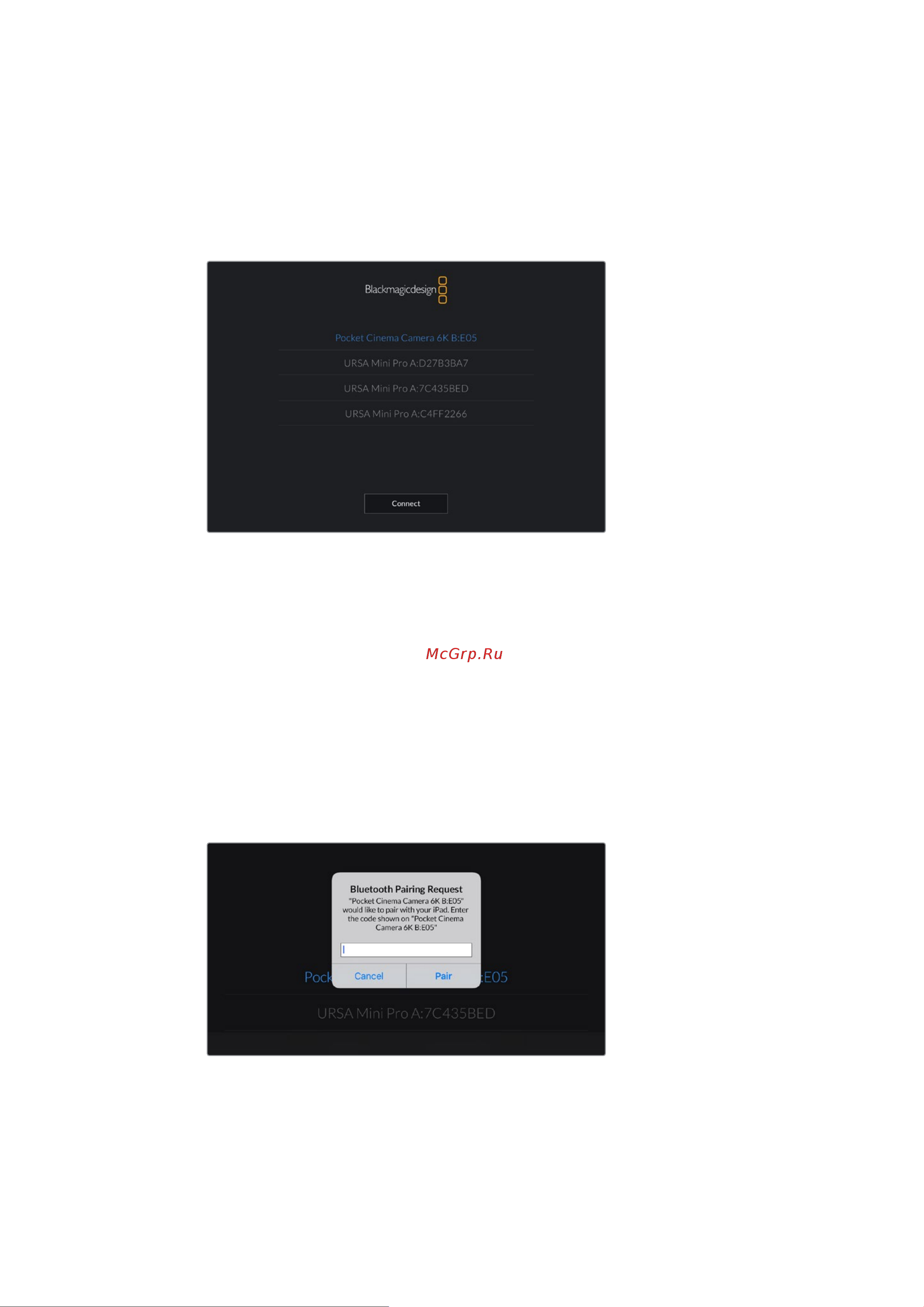 Blackmagic Micro Cinema Camera [1020/1718] Blackmagic camera control ap