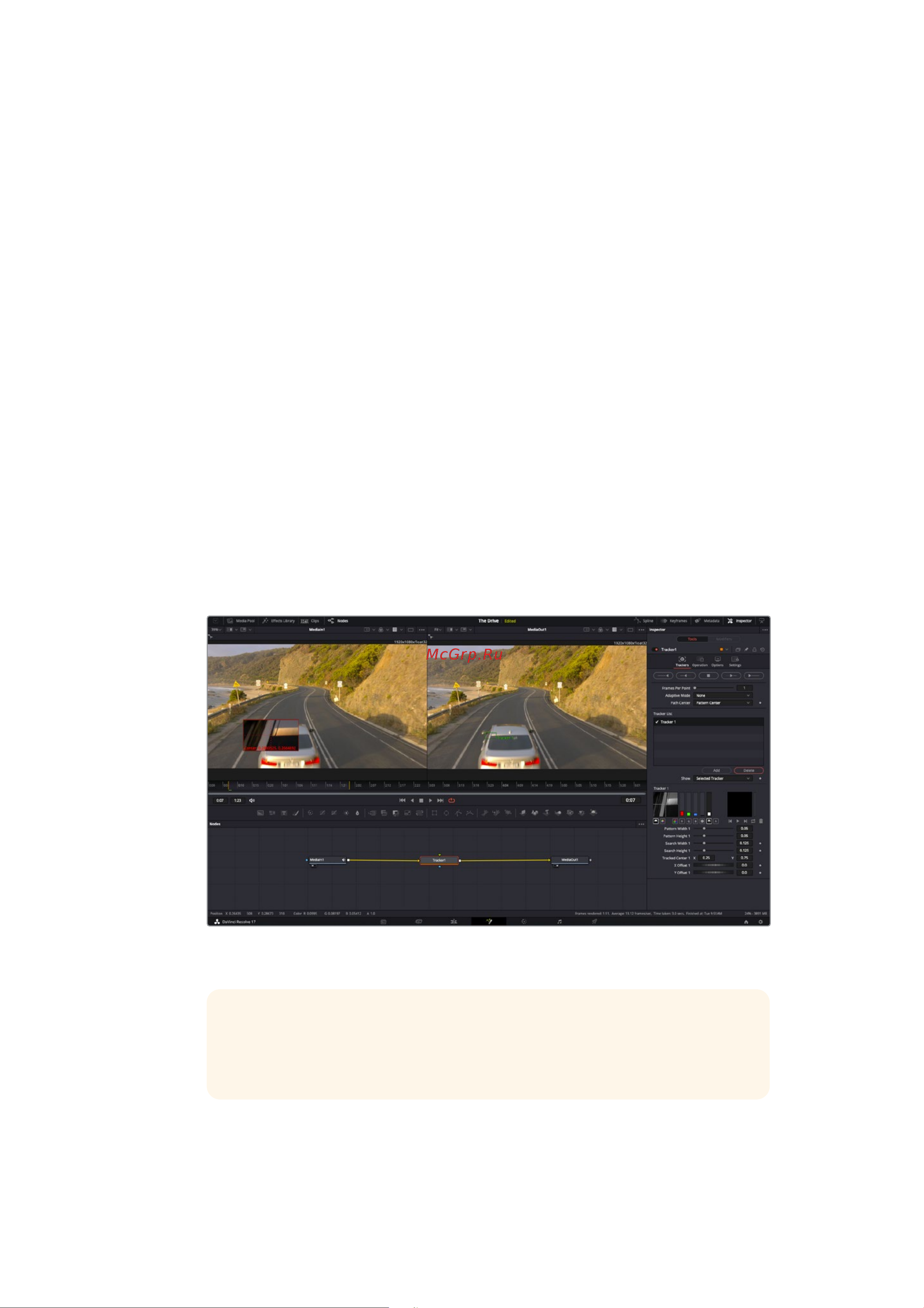 Blackmagic Micro Cinema Camera [1061/1718] 모션 트래커 사용과 텍스트 추가 방법