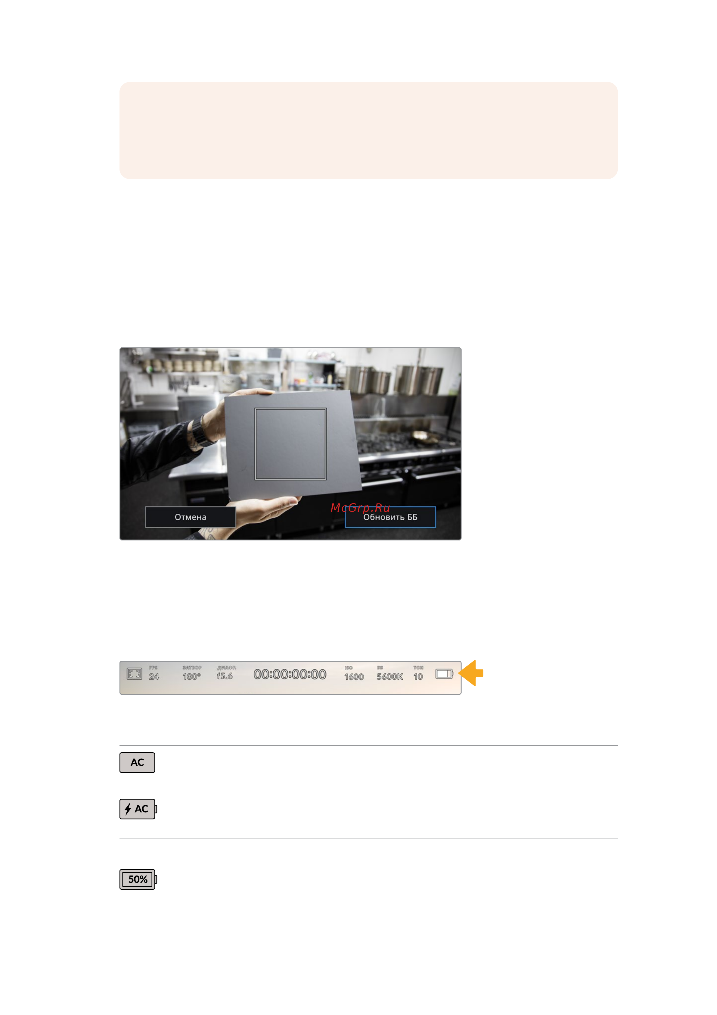 Blackmagic Micro Cinema Camera [1148/1718] Питание