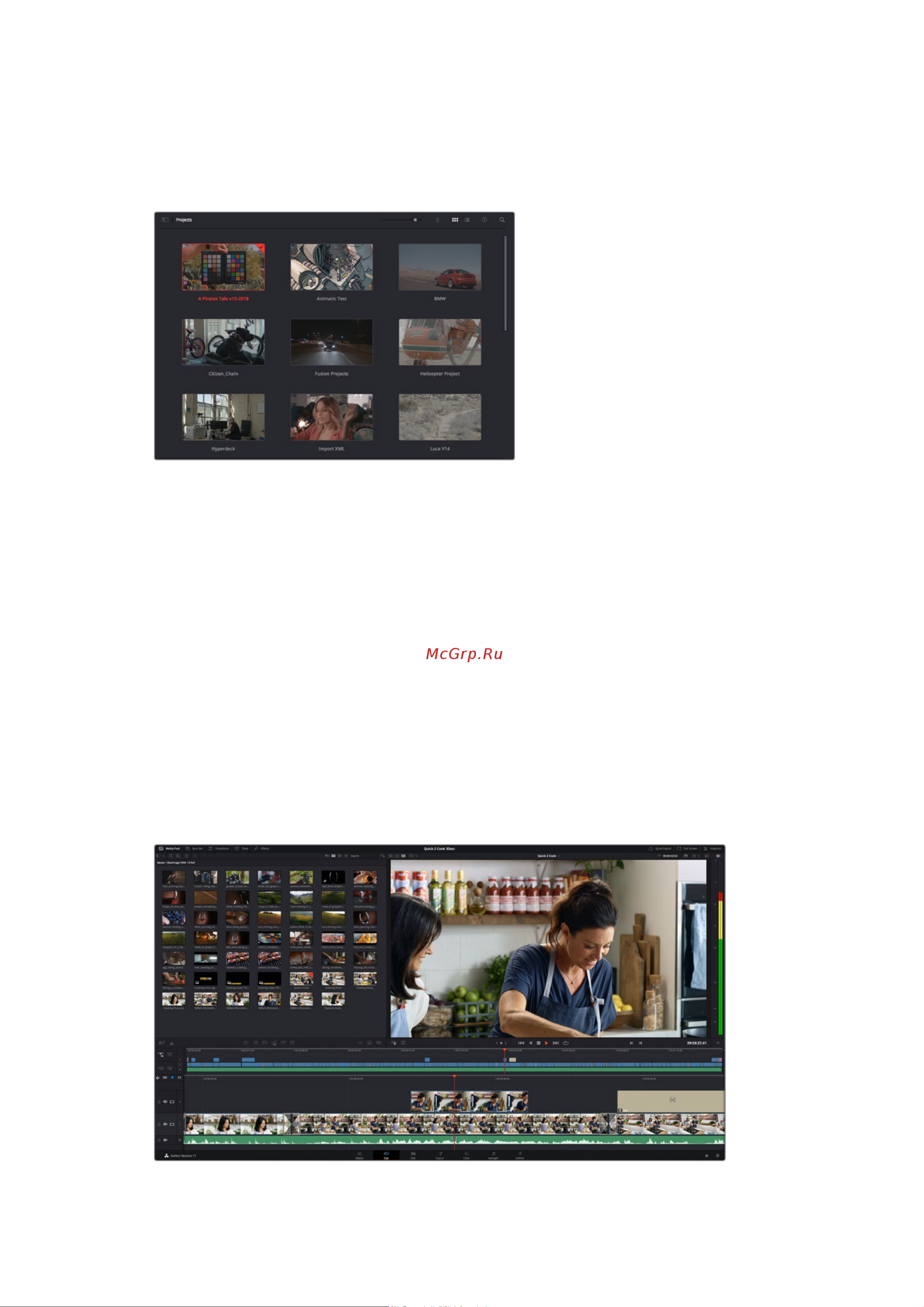 Blackmagic Micro Cinema Camera [1192/1718] Монтаж на странице сборка
