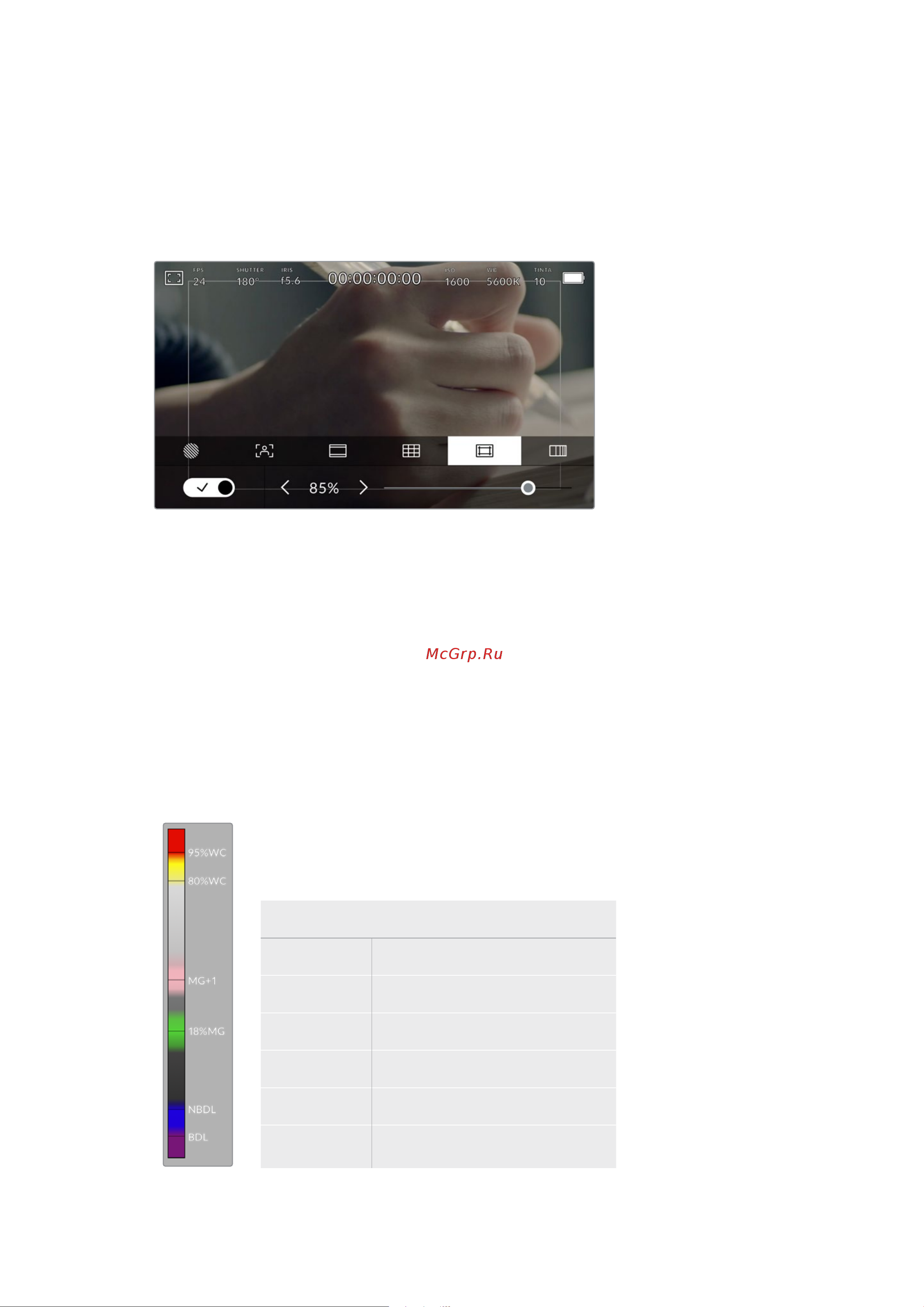 Blackmagic Micro Cinema Camera Инструкция по эксплуатации онлайн [1294/1718] 642536