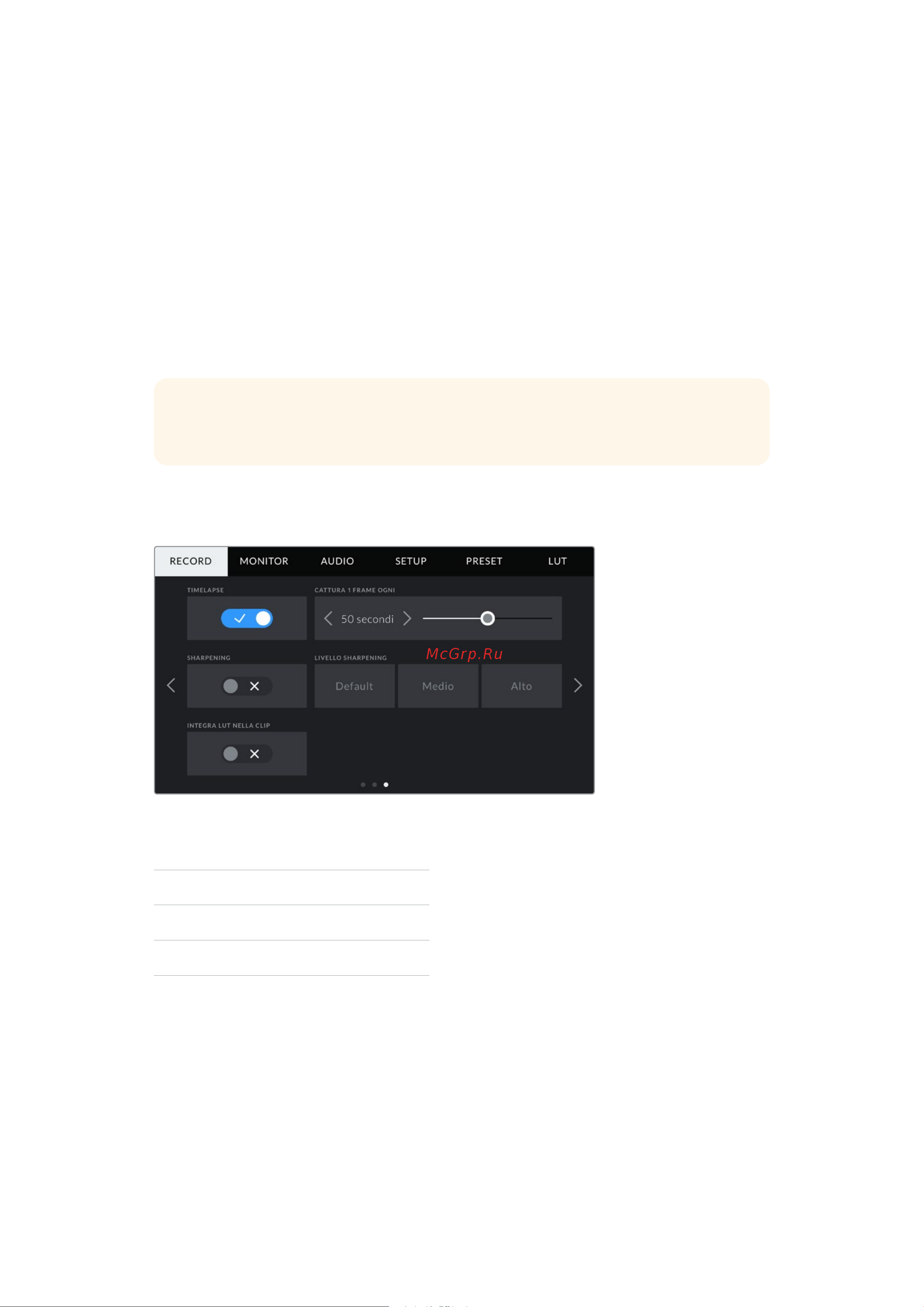 Blackmagic Micro Cinema Camera [1314/1718] Record pagina 3