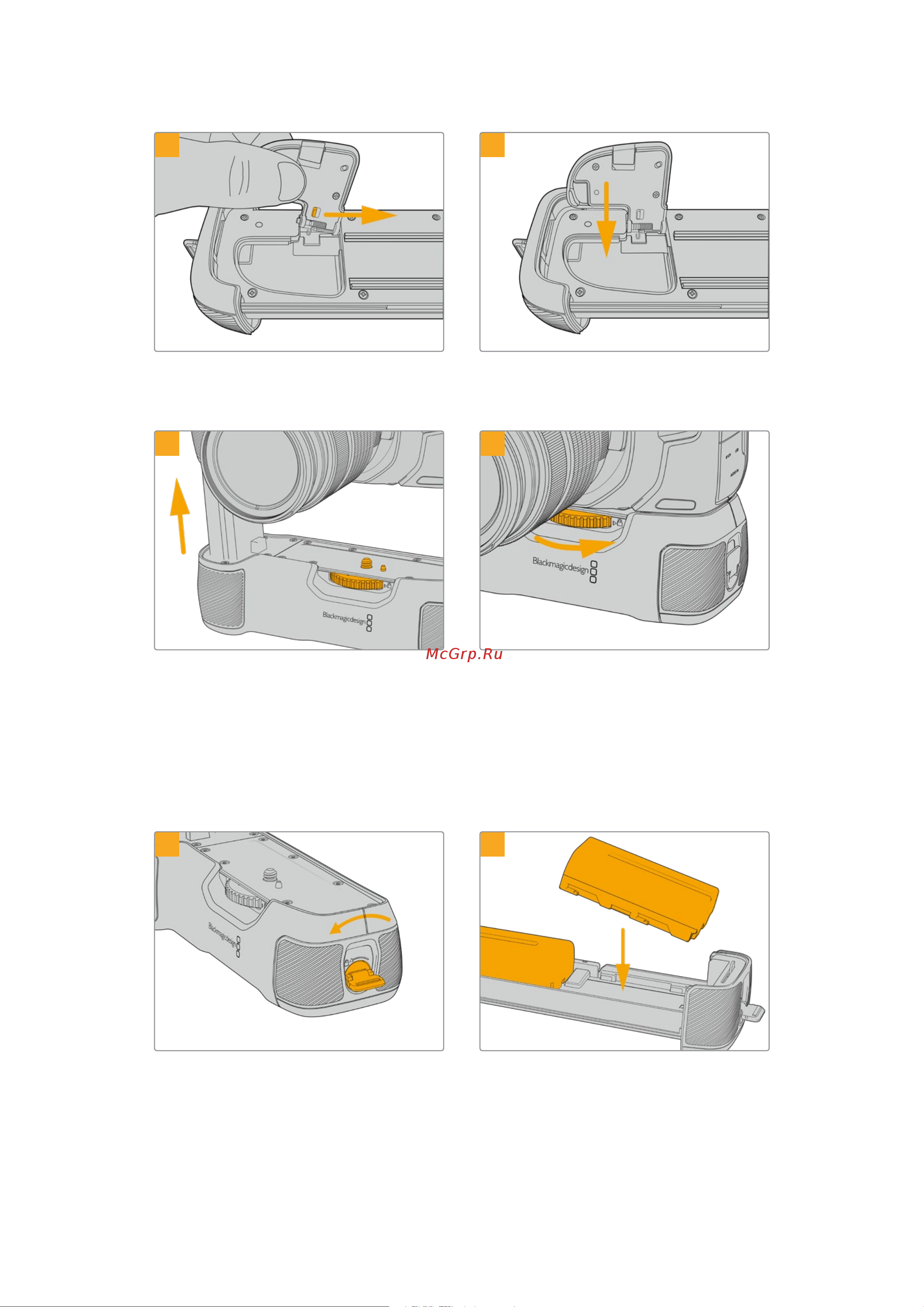Blackmagic Micro Cinema Camera [1391/1718] Per inserire le batterie nella blackmagic pocket camera battery grip