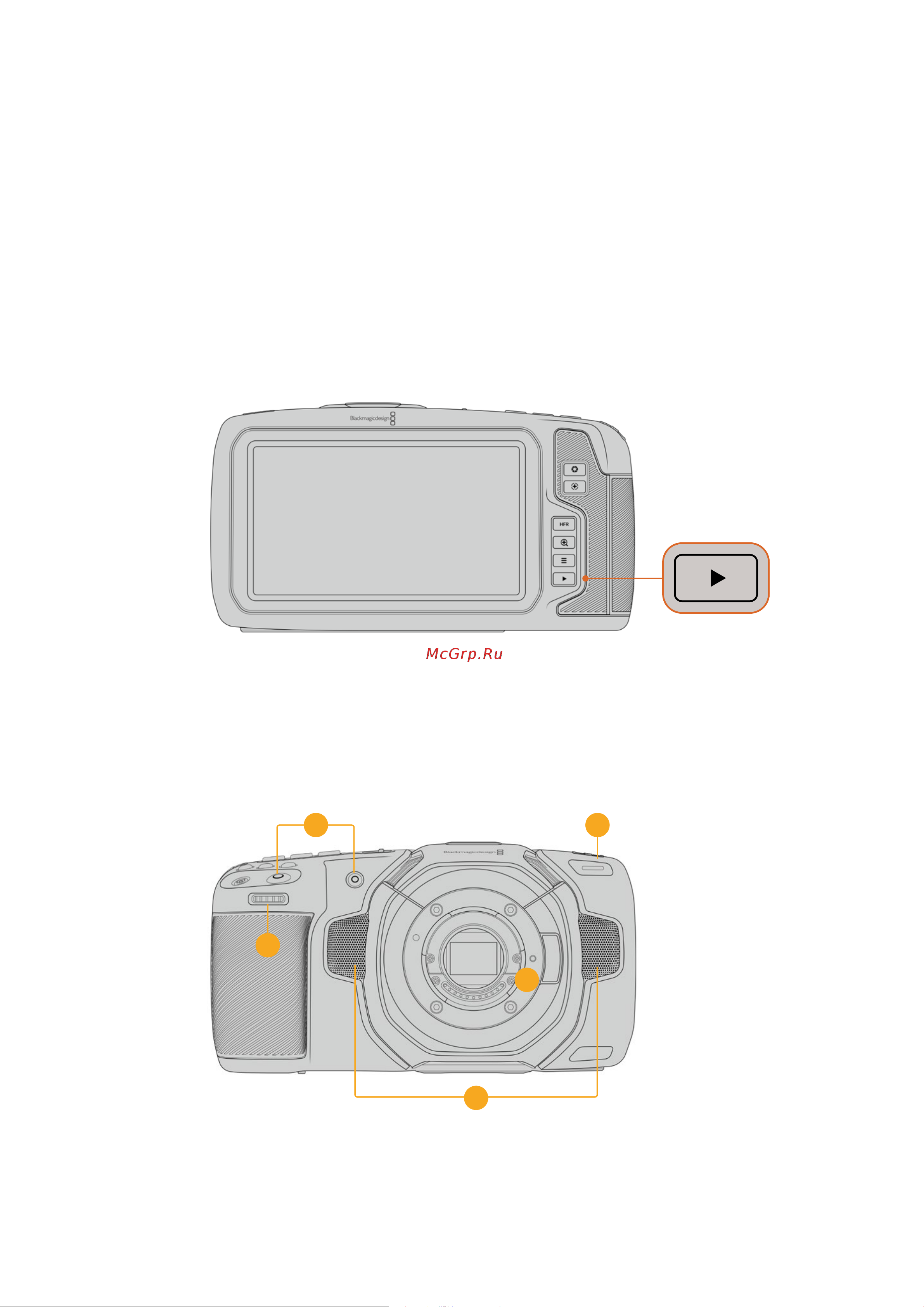 Blackmagic Micro Cinema Camera [1590/1718] Kamera ön yüzü