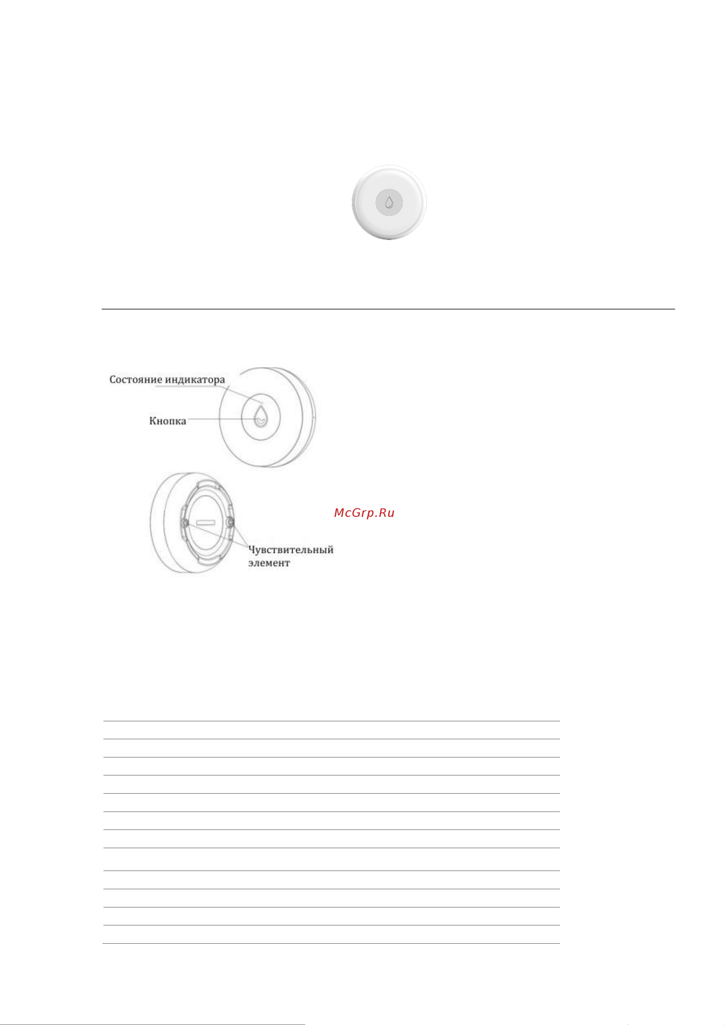 Nayun Wireless Flood Sensor (NY-FS-02) Инструкция по эксплуатации онлайн