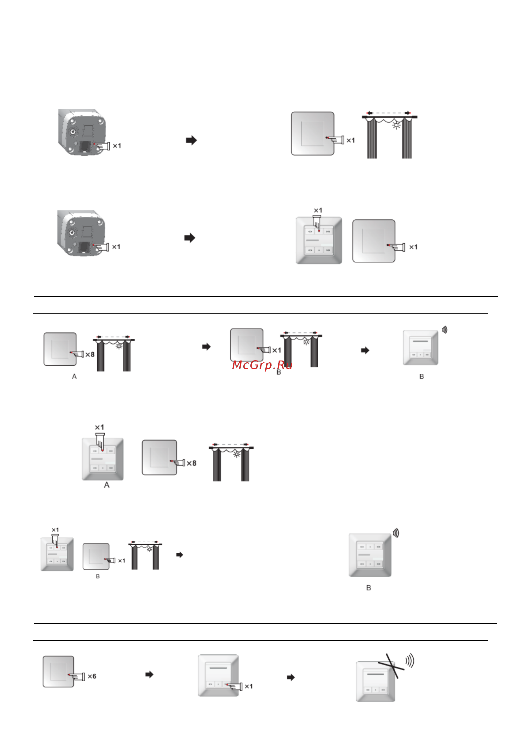 Nayun Curtain motor A (NY-CM-AC305) [5/13] Удаление