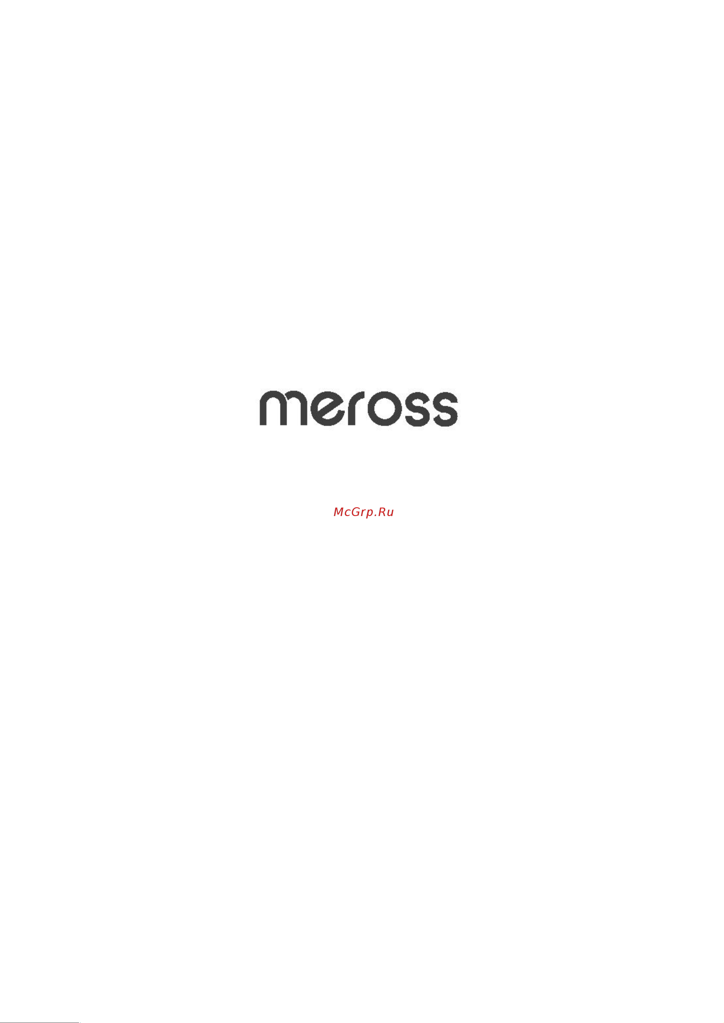 Meross HomeKit TOUCH-MSS510 (MSS510HK(EU)-TOUCH) Инструкция по эксплуатации онлайн