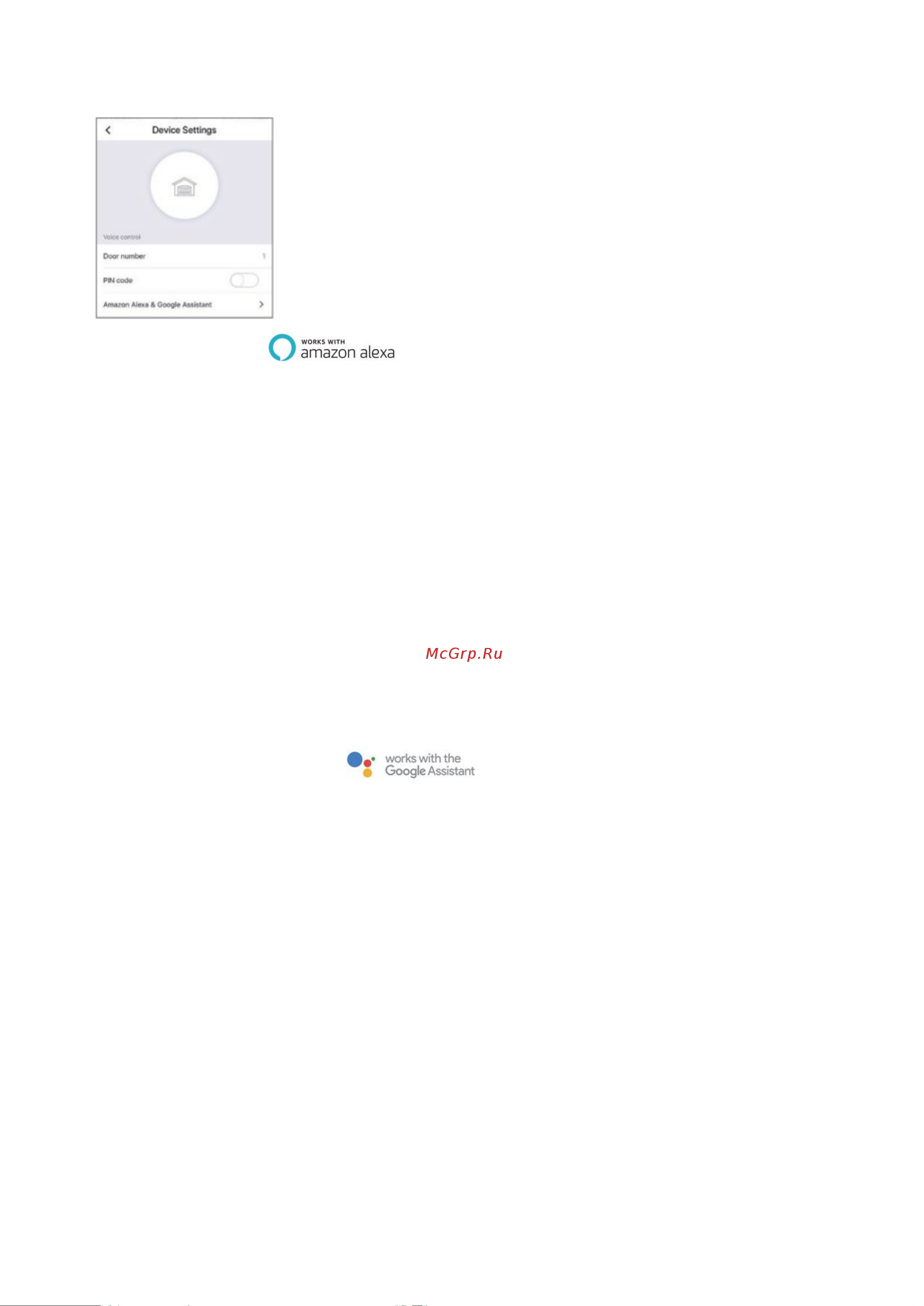 Meross MSG100 Smart WiFi Garage Door Opener Инструкция по эксплуатации онлайн [7/11] 642645