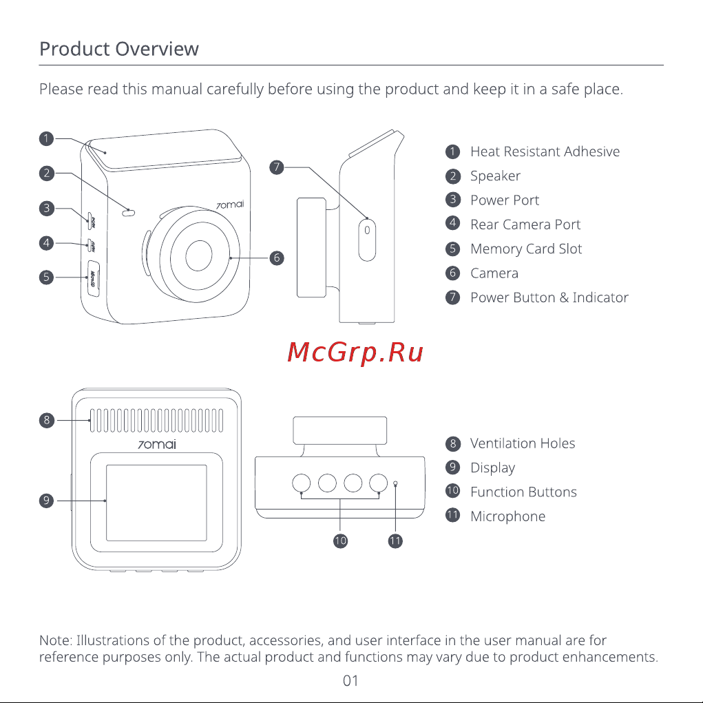 70mai A400 + Rear Cam Set Ivory [3/76] Product overview