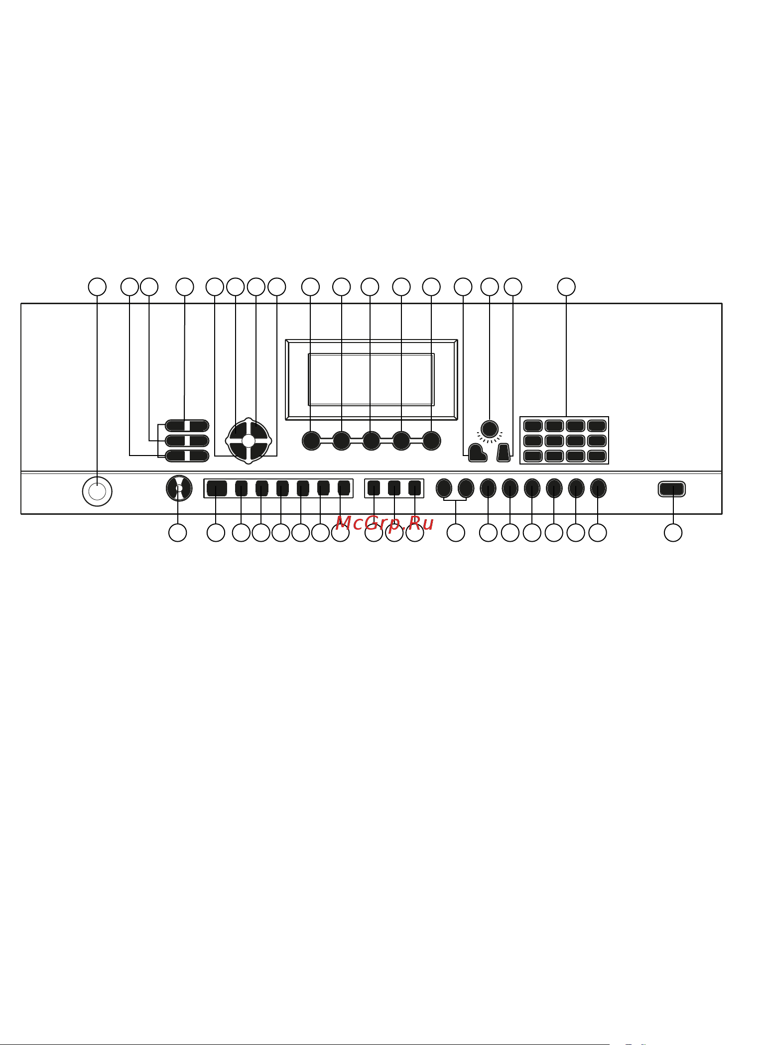 Denn DEK606 Lightning [3/12] Настройка музыкального проигрывателя 29 громкость 33 повтор от a до b 30 воспроизведение 34 последняя композиция 31 эквалайзер 35 следующая композиция 32 воспроизведение пауза 36 порт usb