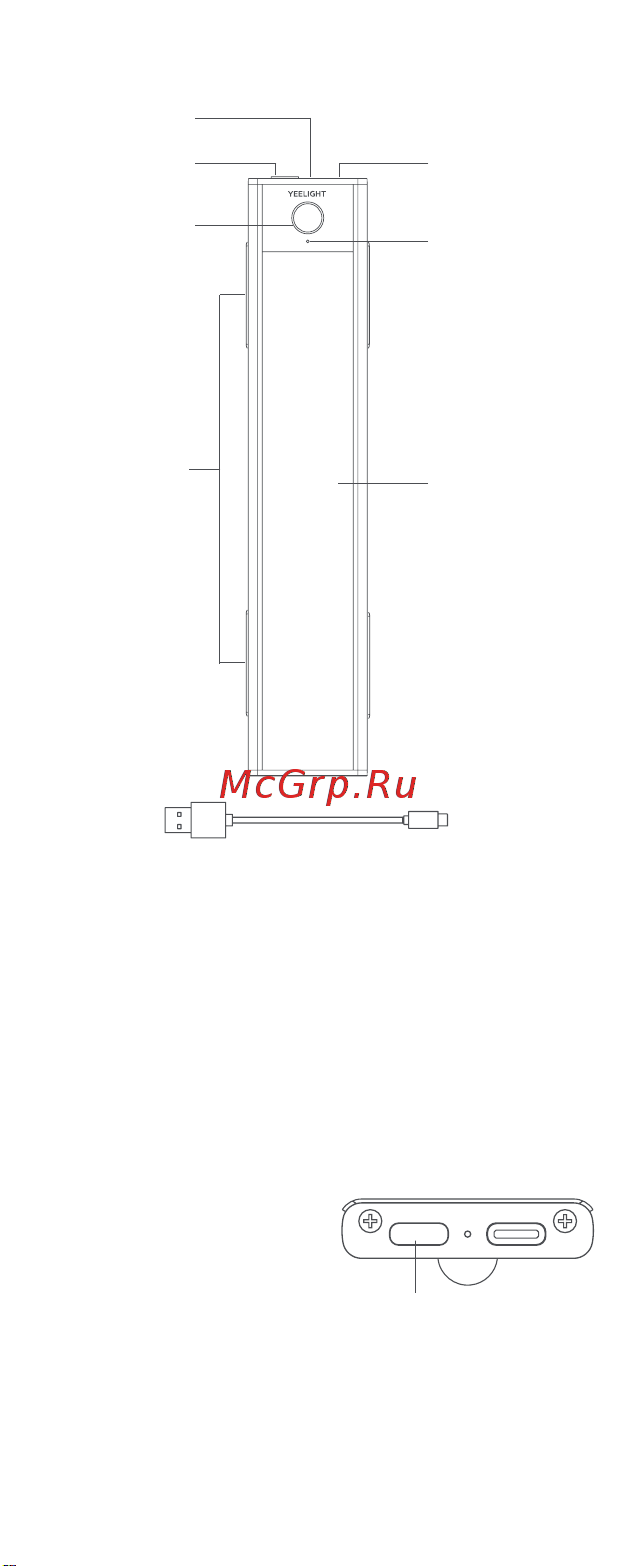 Yeelight Motion Sensor Closet Light A60 (YDQA1520008GYGL) [17/32] Руководство пользователя
