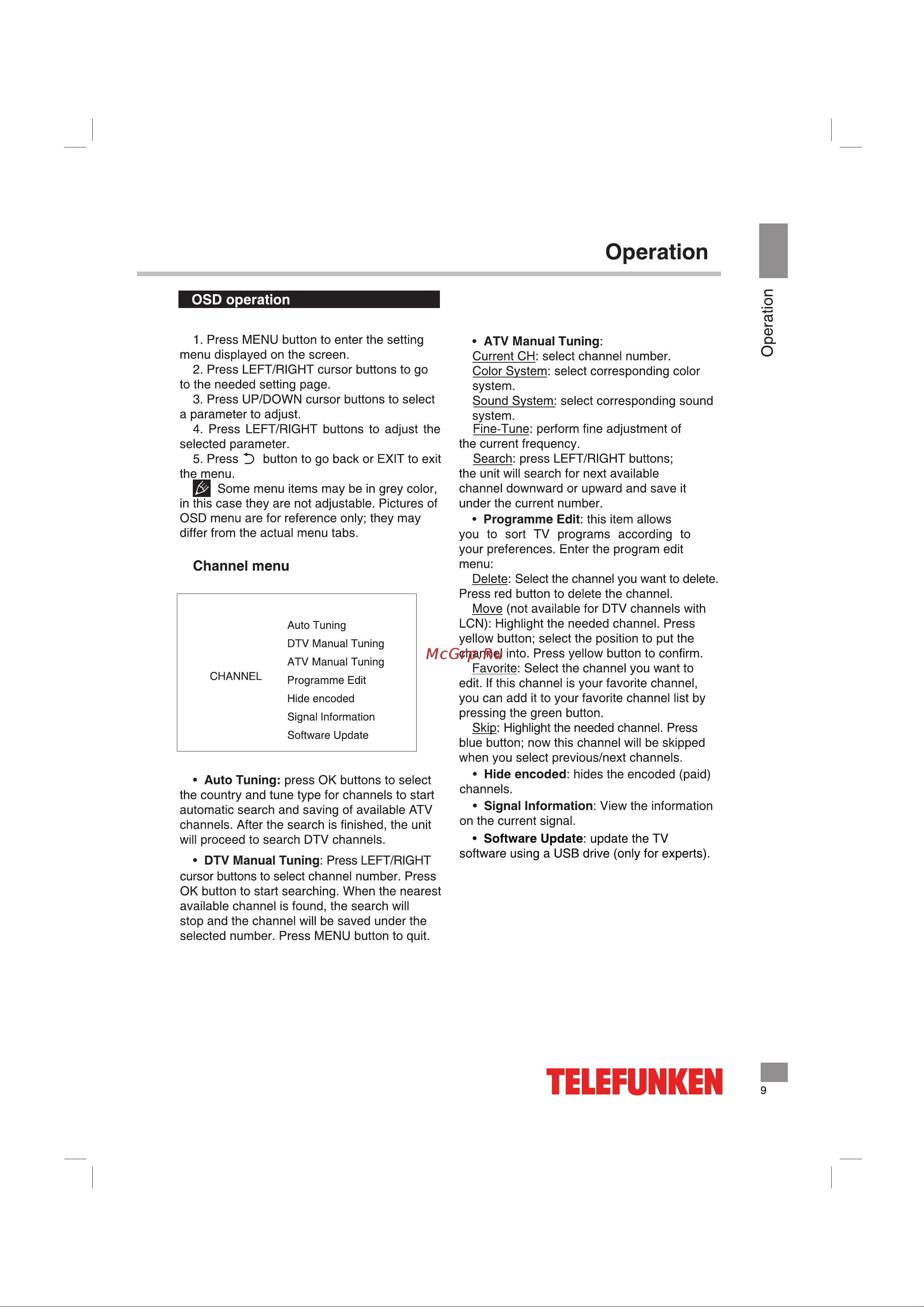 Telefunken TF-LED24S84T2 [9/40] 页 10