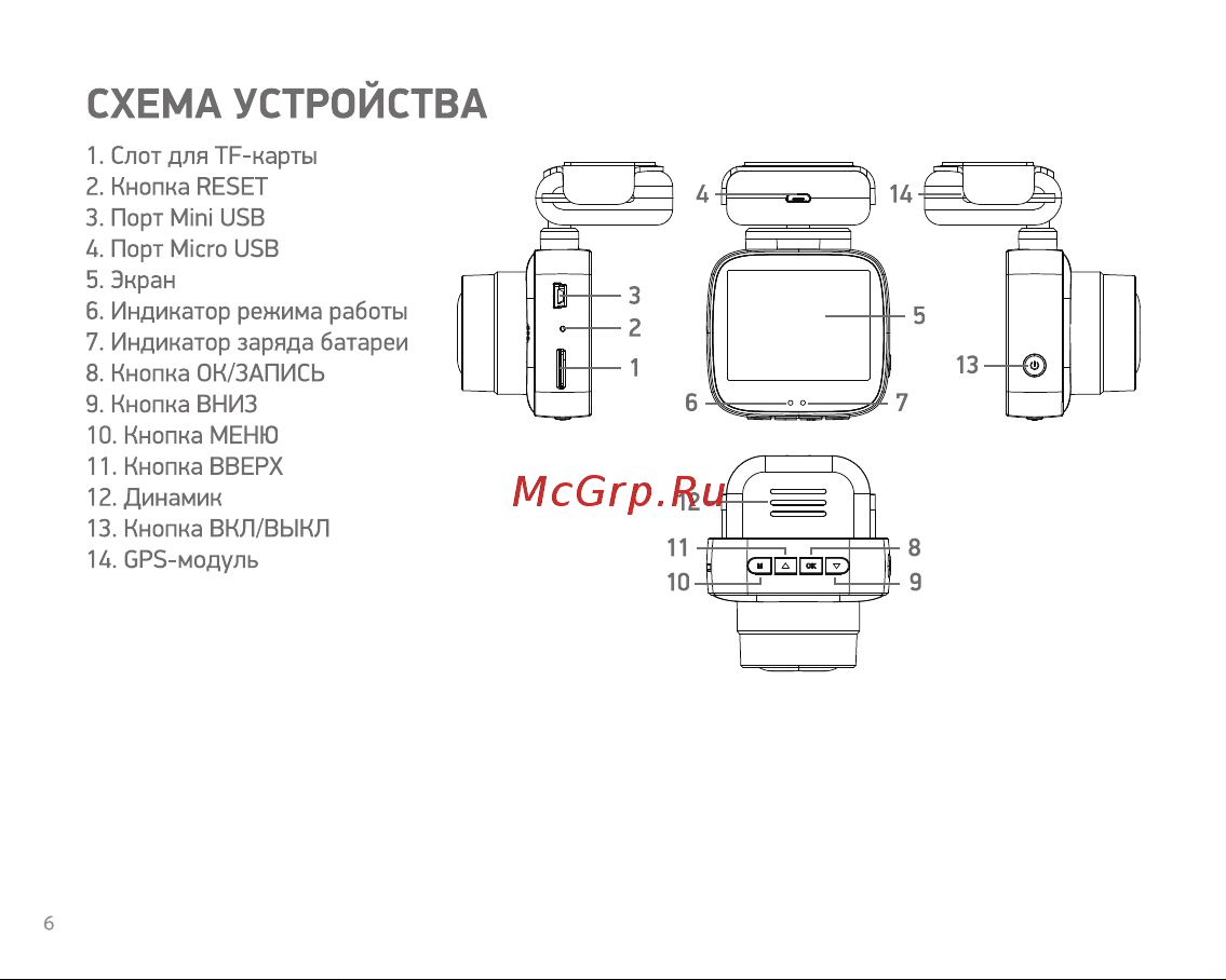 Digma FreeDrive 620 GPS Speedcams [6/20] Схема устройства
