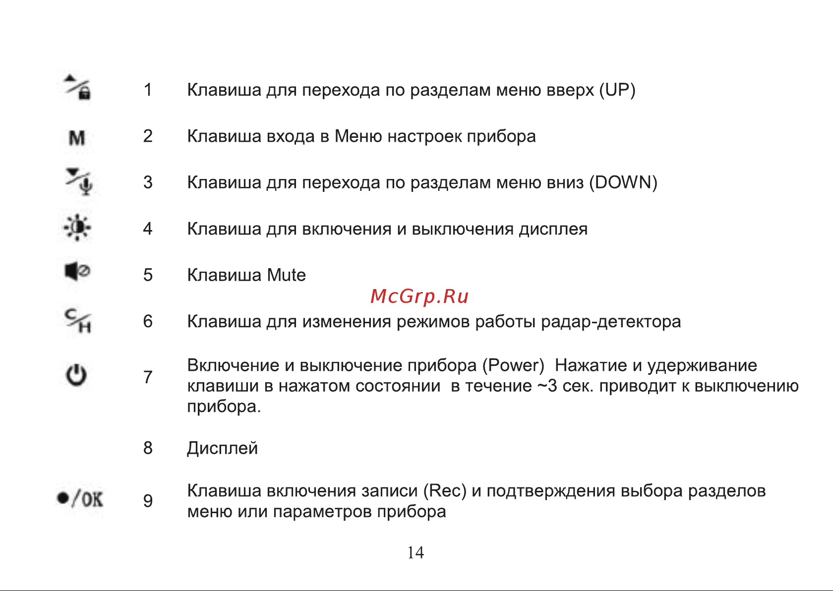 Digma Freedrive 710 GPS Инструкция по эксплуатации онлайн [14/64] 642948