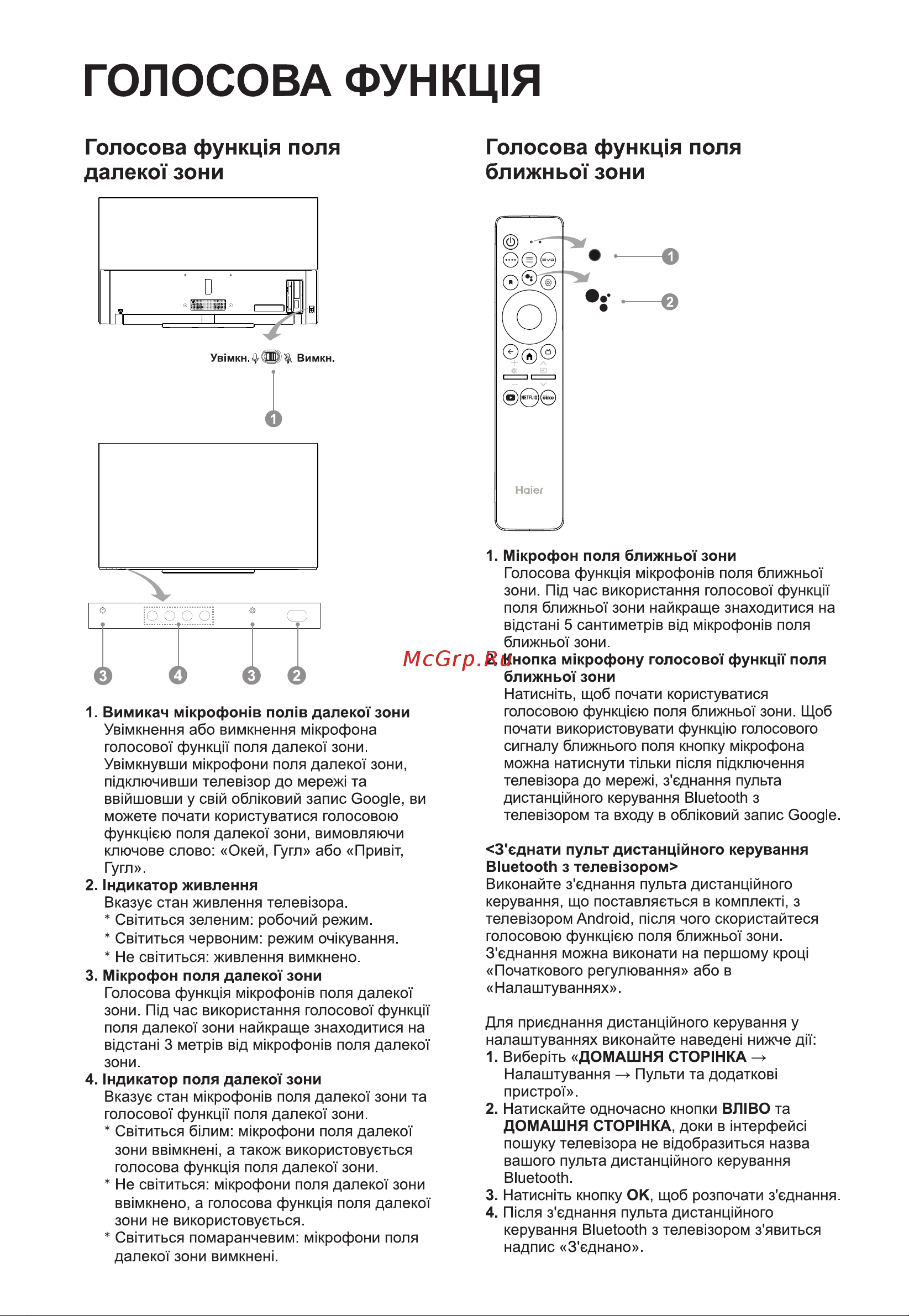 Haier H65S9UG PRO [45/53] Голосова функц1я