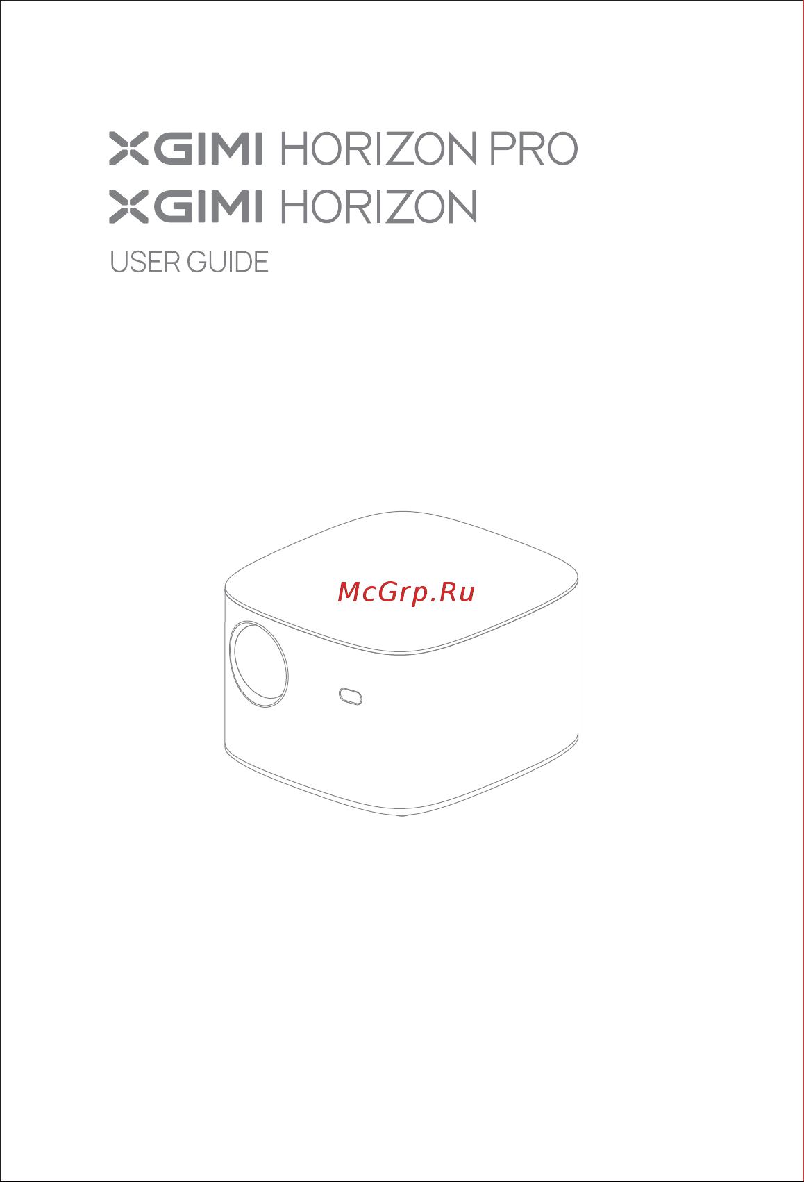 XGIMI Horizon (XK03K) Инструкция по эксплуатации онлайн [2/151] 643005