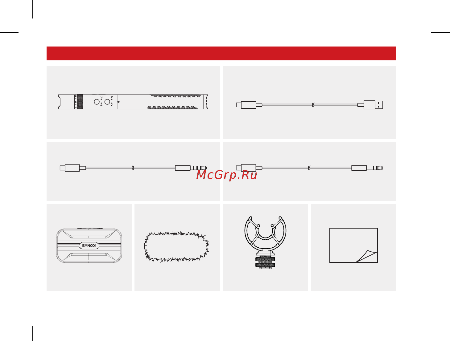 SYNCO Направленный микрофон D30 [3/11] Mic d30说明书转曲en 110x80mm indd 1 2021 7 20 17 25 02