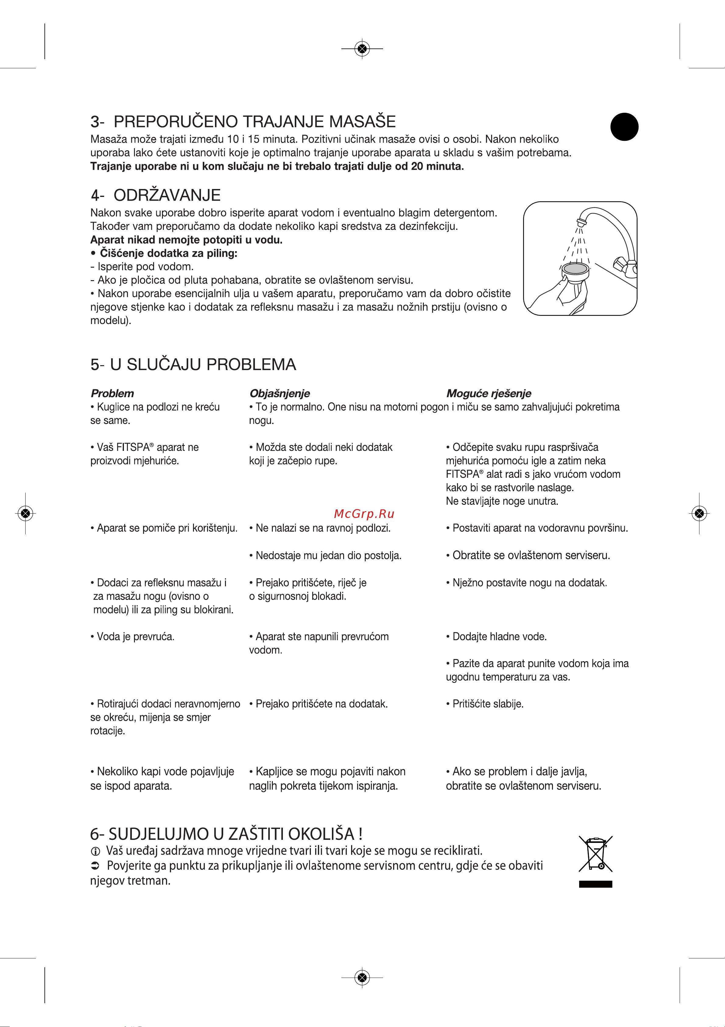 Rowenta TS 5511 Инструкция по эксплуатации онлайн [9/22] 643572