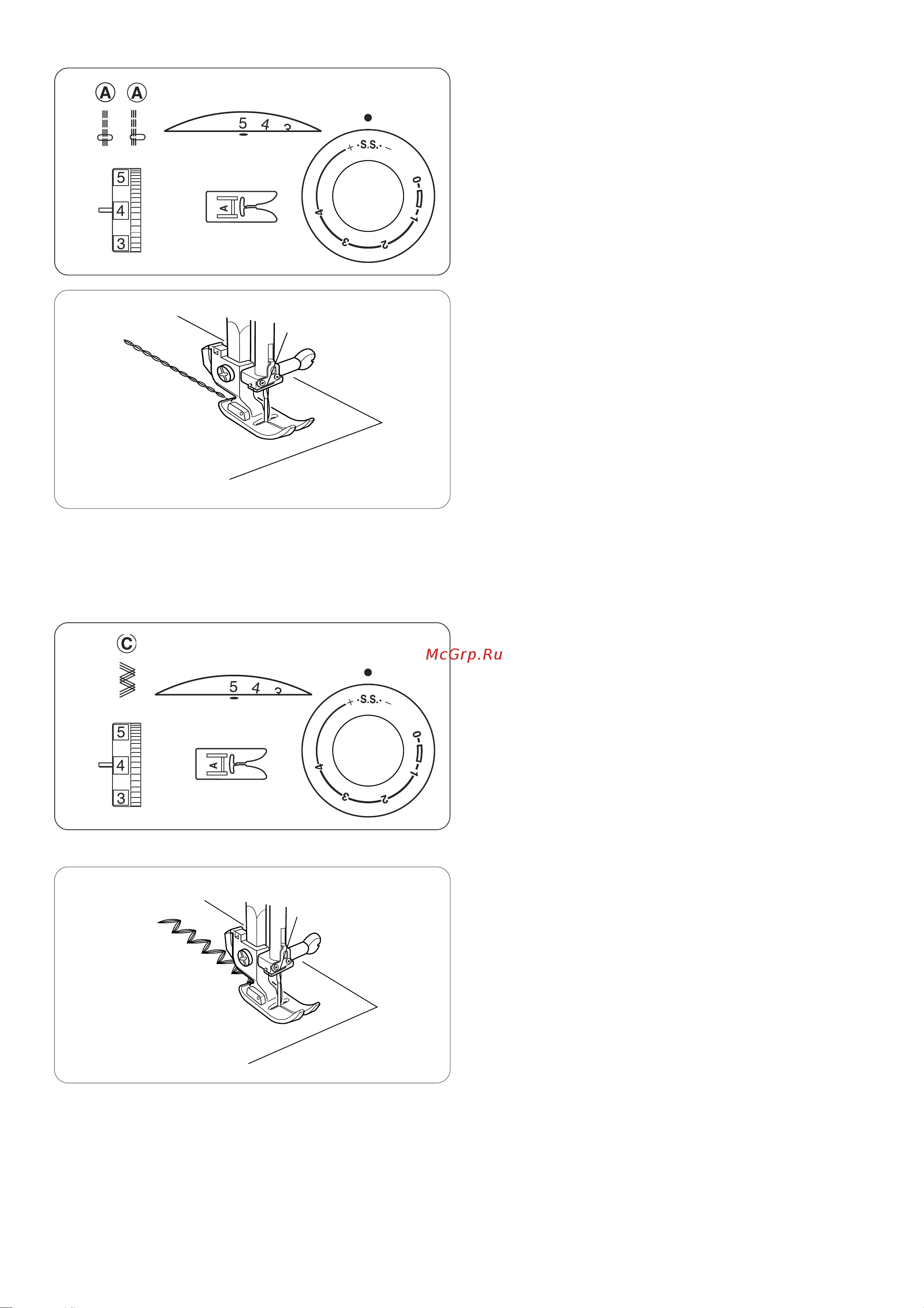 Janome SE518 [23/38] Прямой стежок стреч
