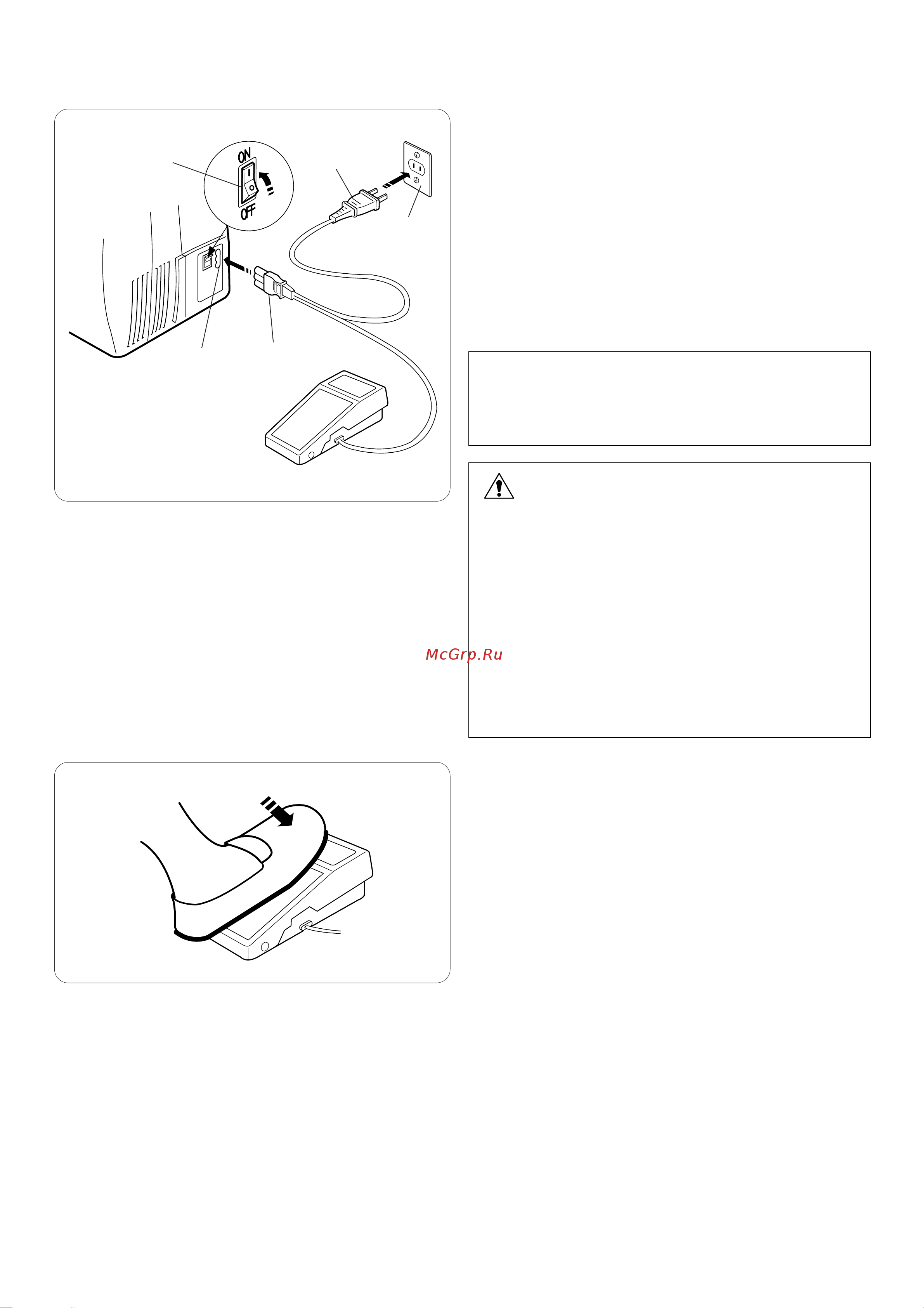 Janome SE518 [7/38] Раздел 2 подготовка к работе