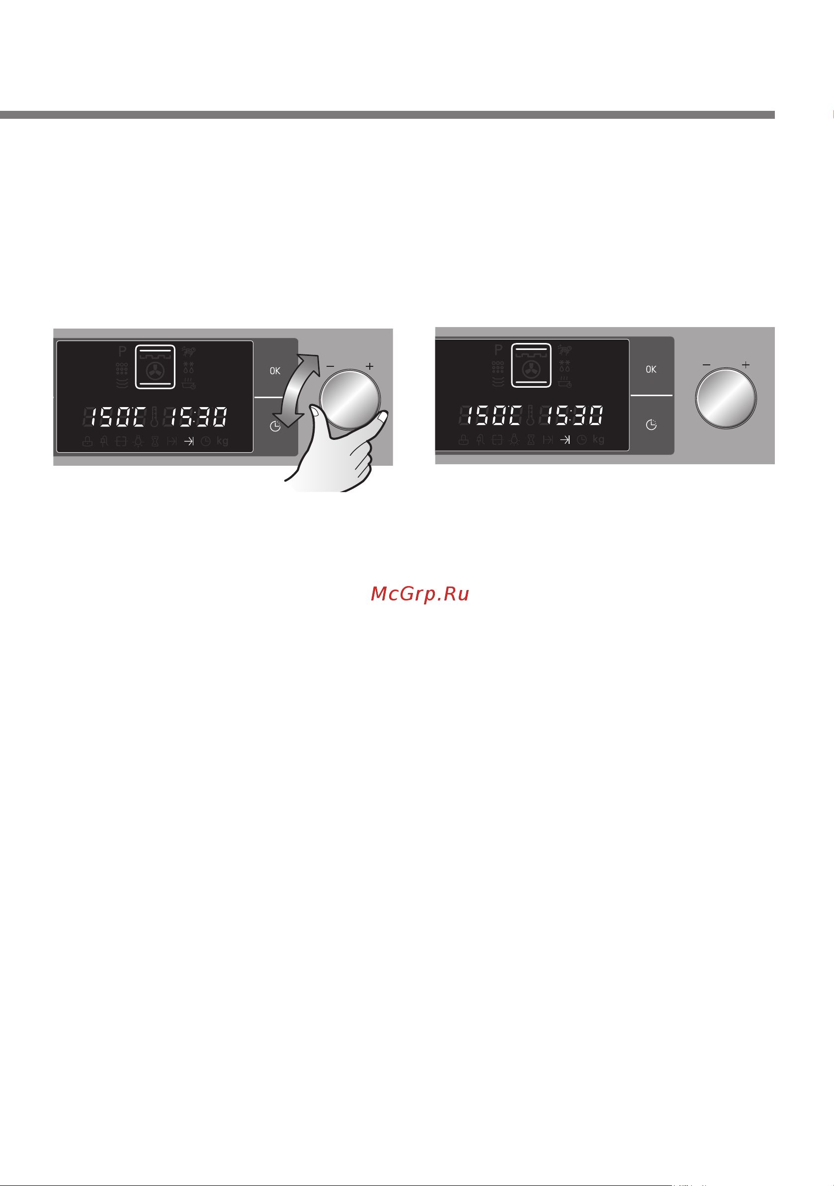 LG LB 645E059T1 [41/100] Установите значение минут при помощи регулятора времени на примере показано 30 минут подтвердите значение нажатием кнопки ok