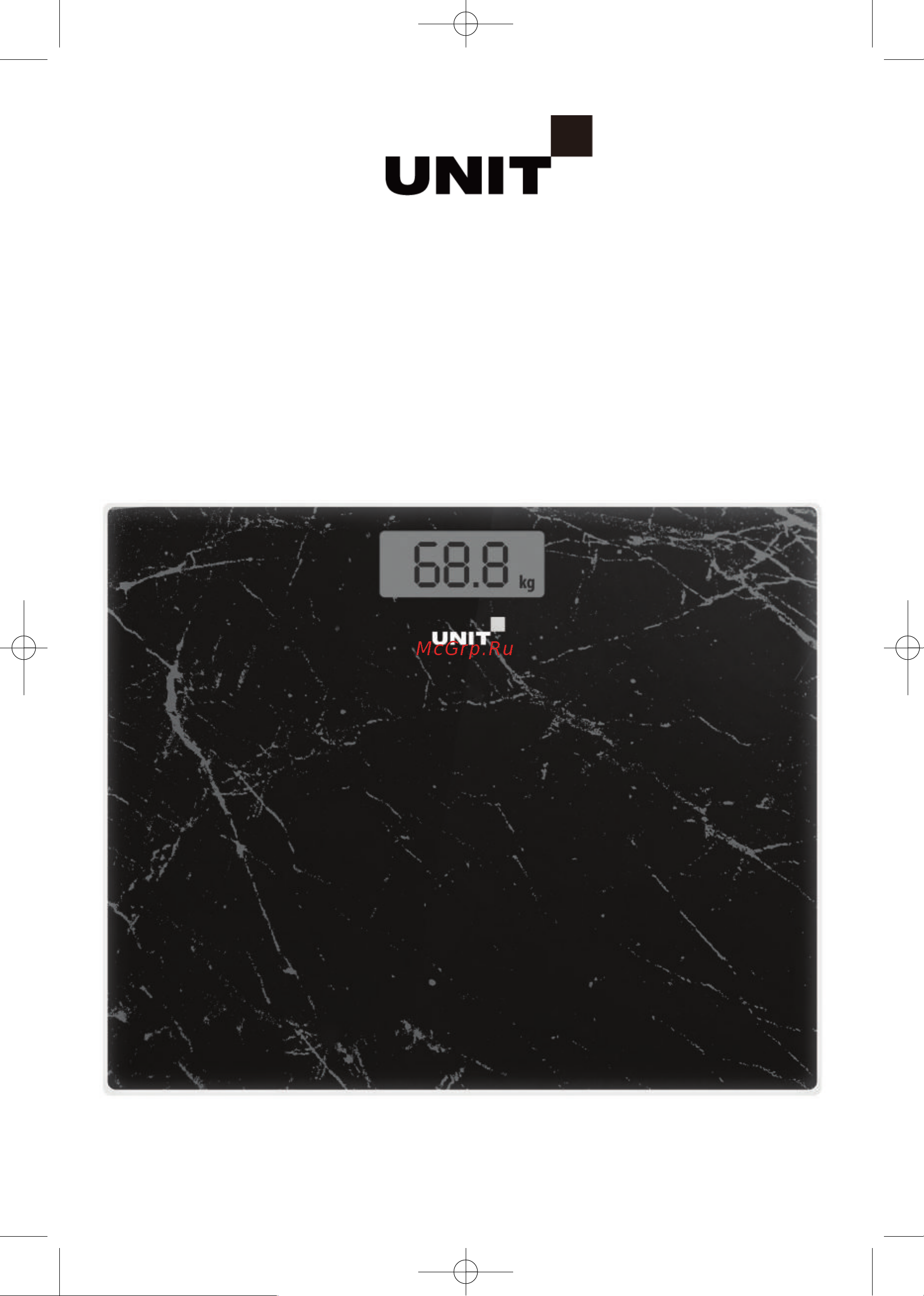 Unit UBS-2058 Black Marble Инструкция по эксплуатации онлайн