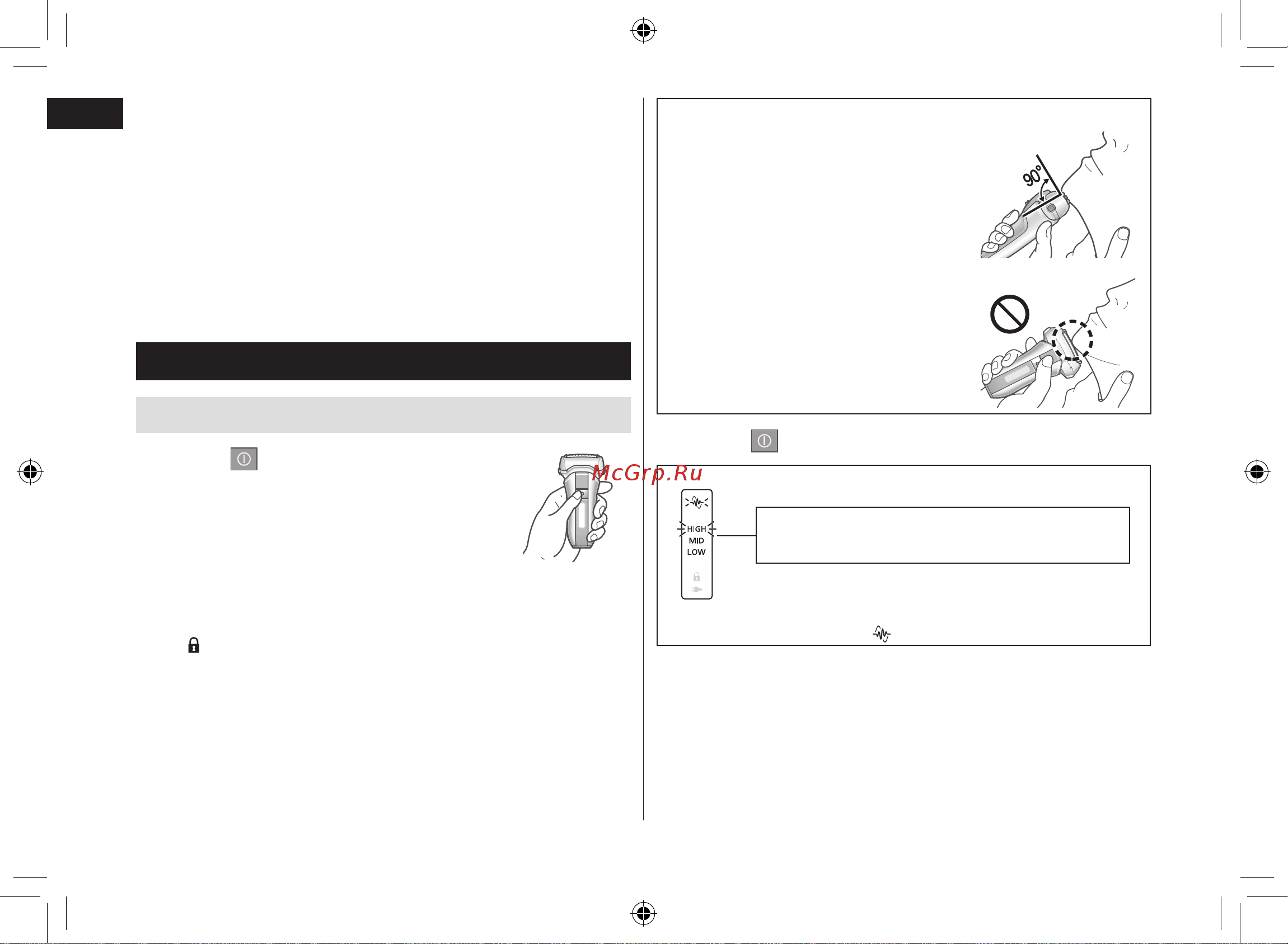 Panasonic ES-CT21-S820 [10/68] How to use