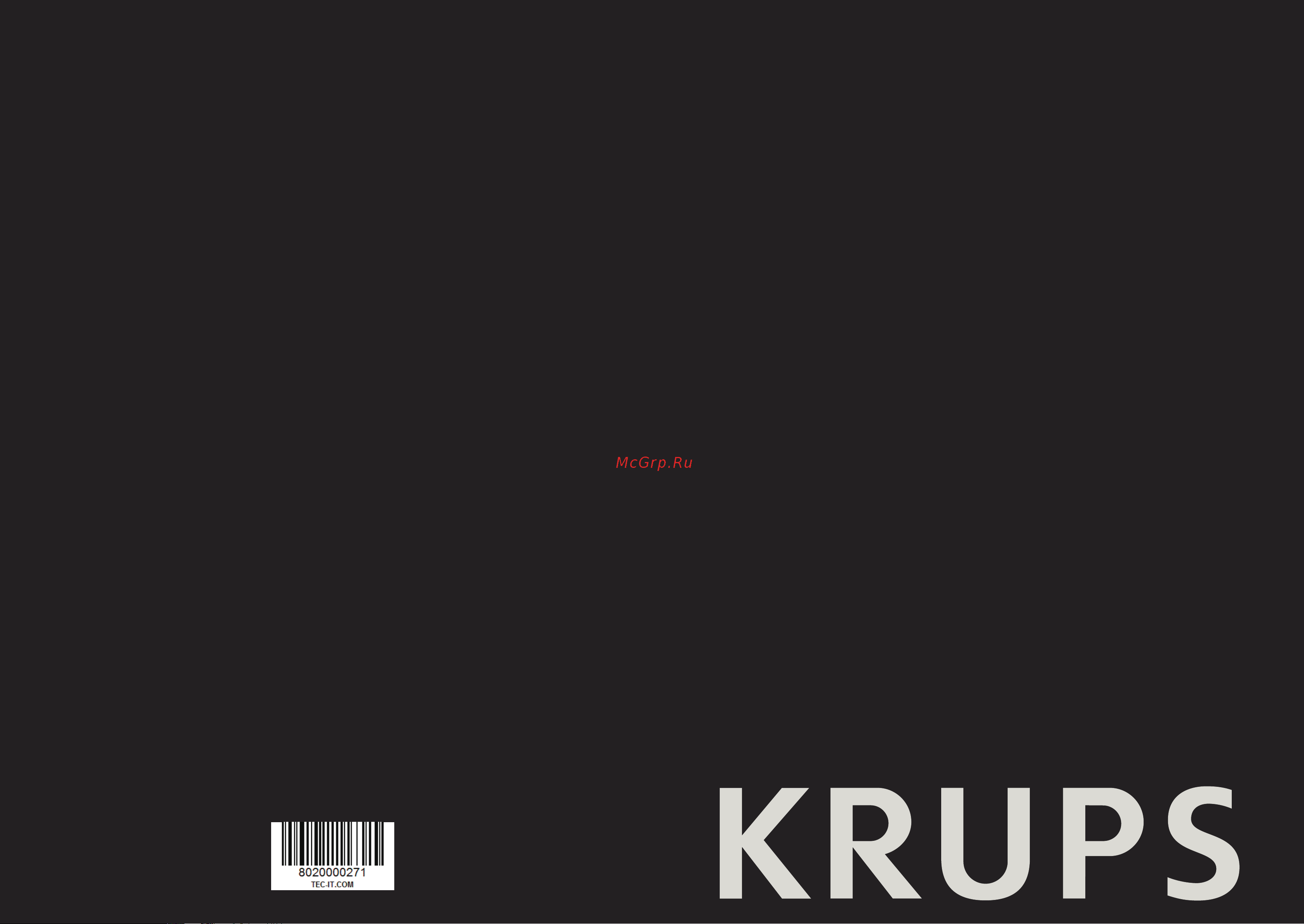 Krups Intuition Preference+ EA875E10 Инструкция по эксплуатации онлайн