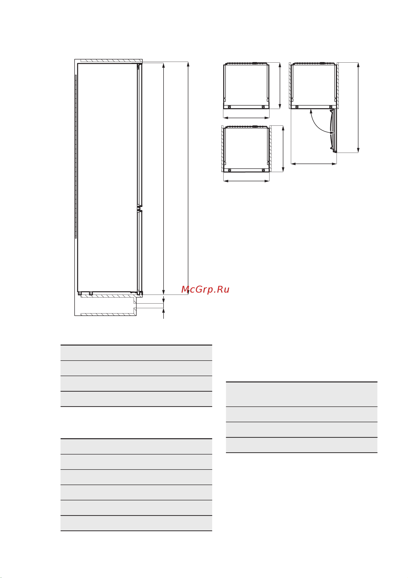 Electrolux RRS3DF18S [8/40] Размеры
