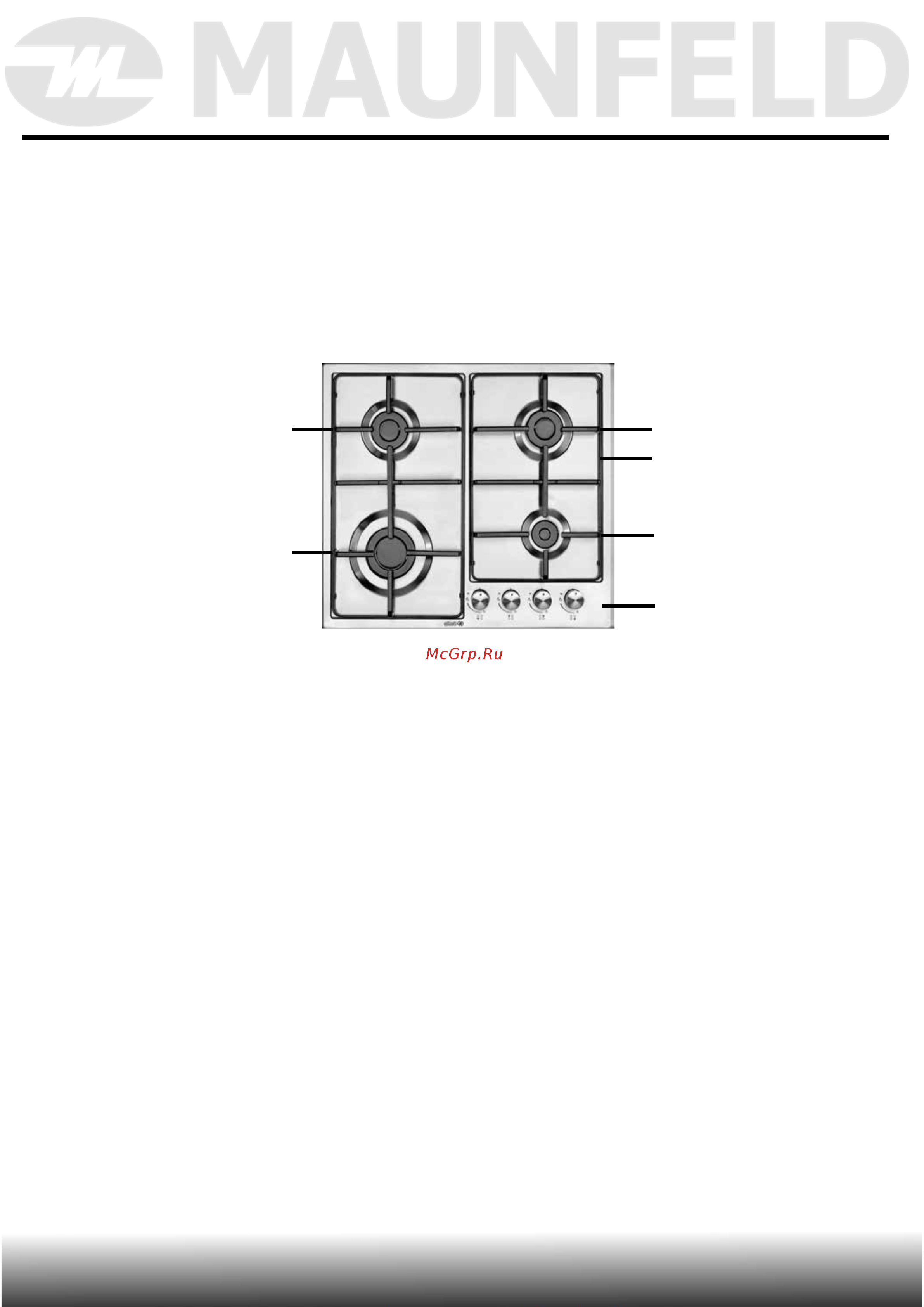 Maunfeld EGHS.64.3STS-ES [12/35] Описание прибора