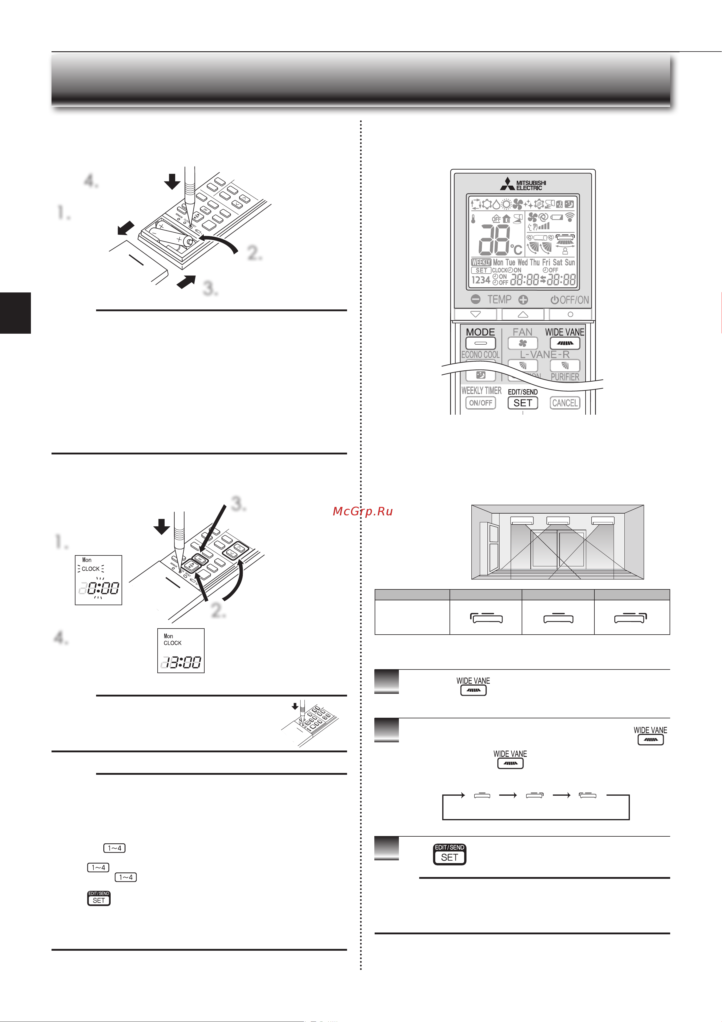 Mitsubishi Electric LN35 VG B Black/Onyx [6/106] Reparation before operation