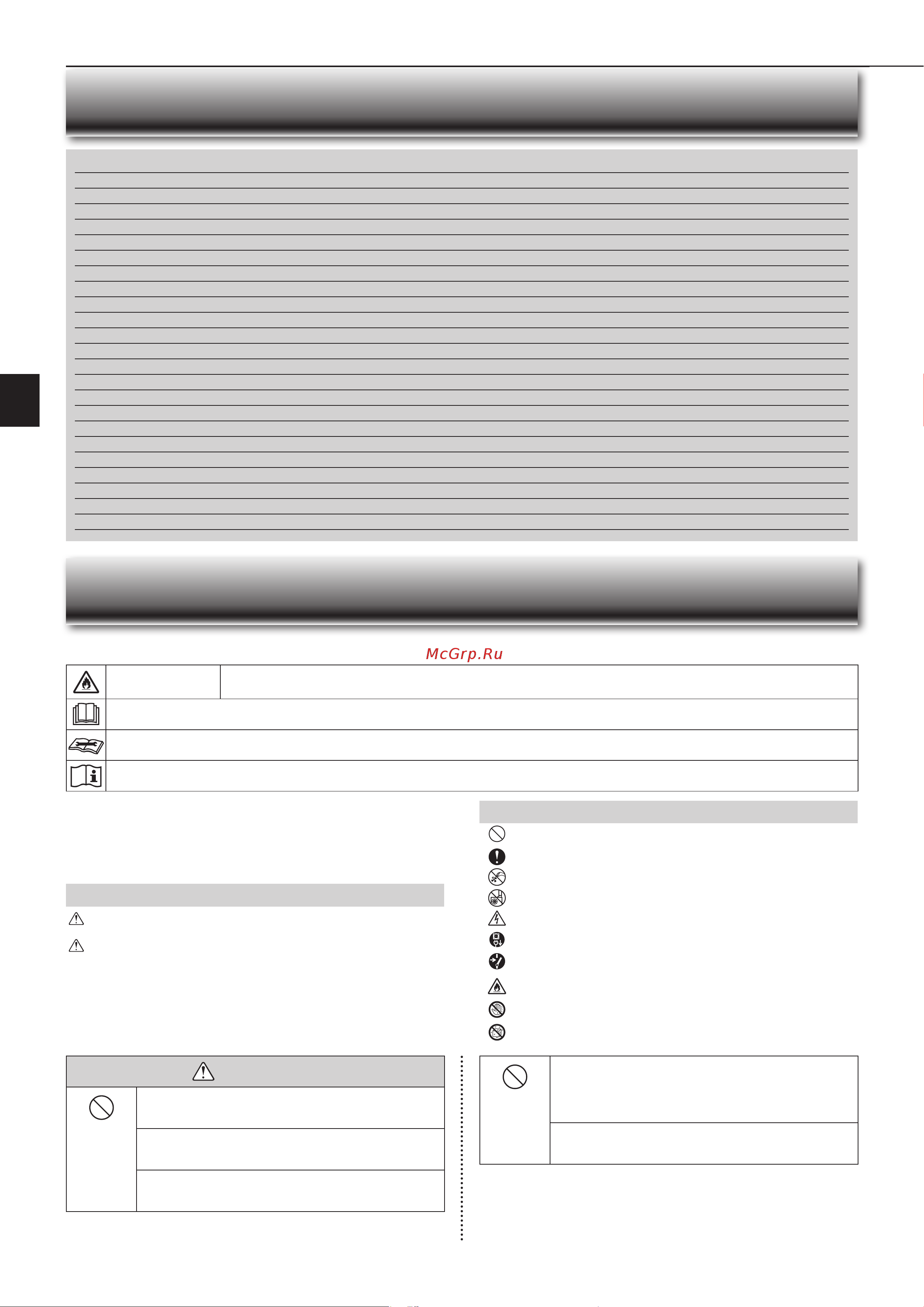 Mitsubishi Electric LN50 VG B Black/Onyx [2/100] Afety precautions
