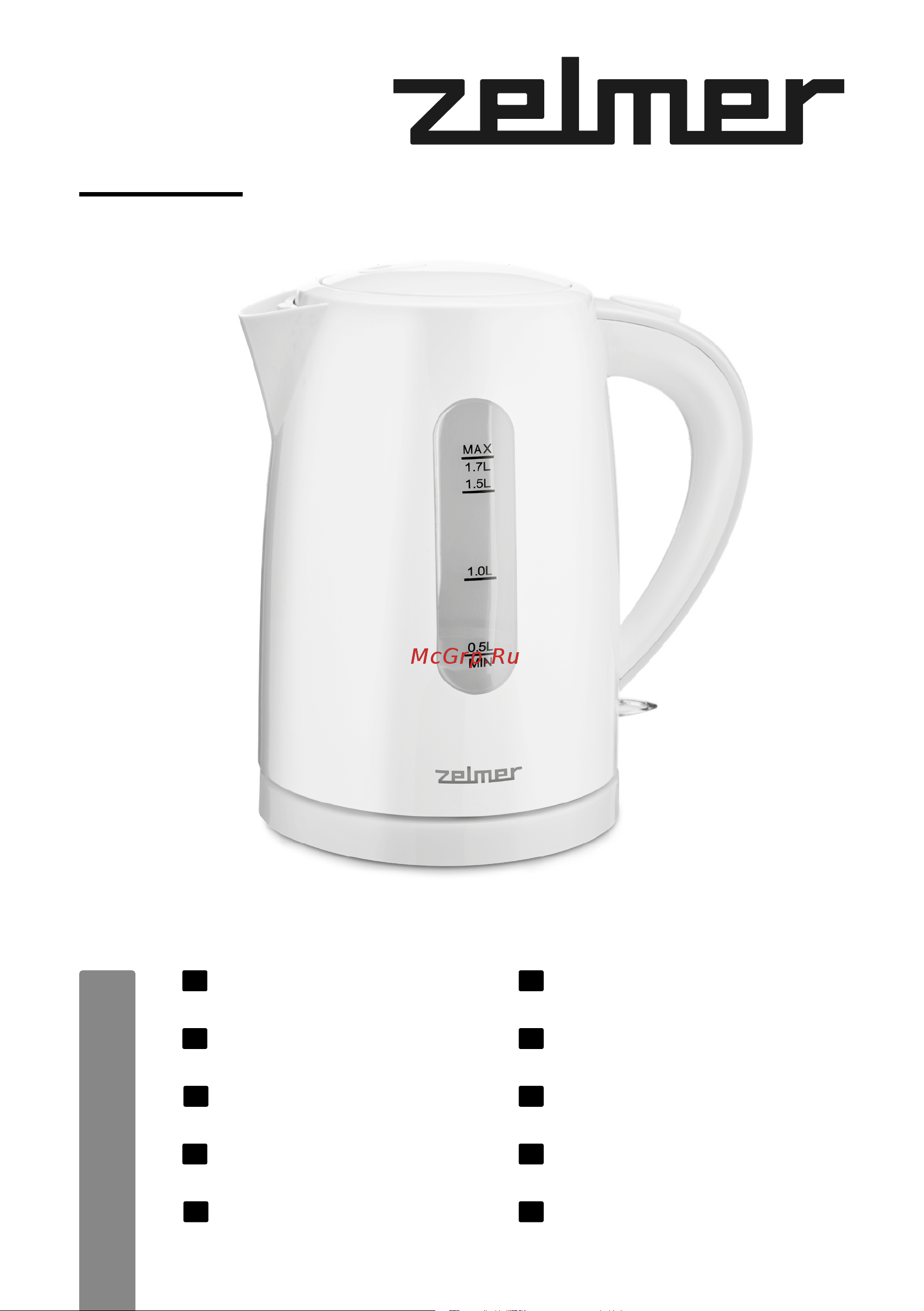 Zelmer ZCK7616L Инструкция по эксплуатации онлайн