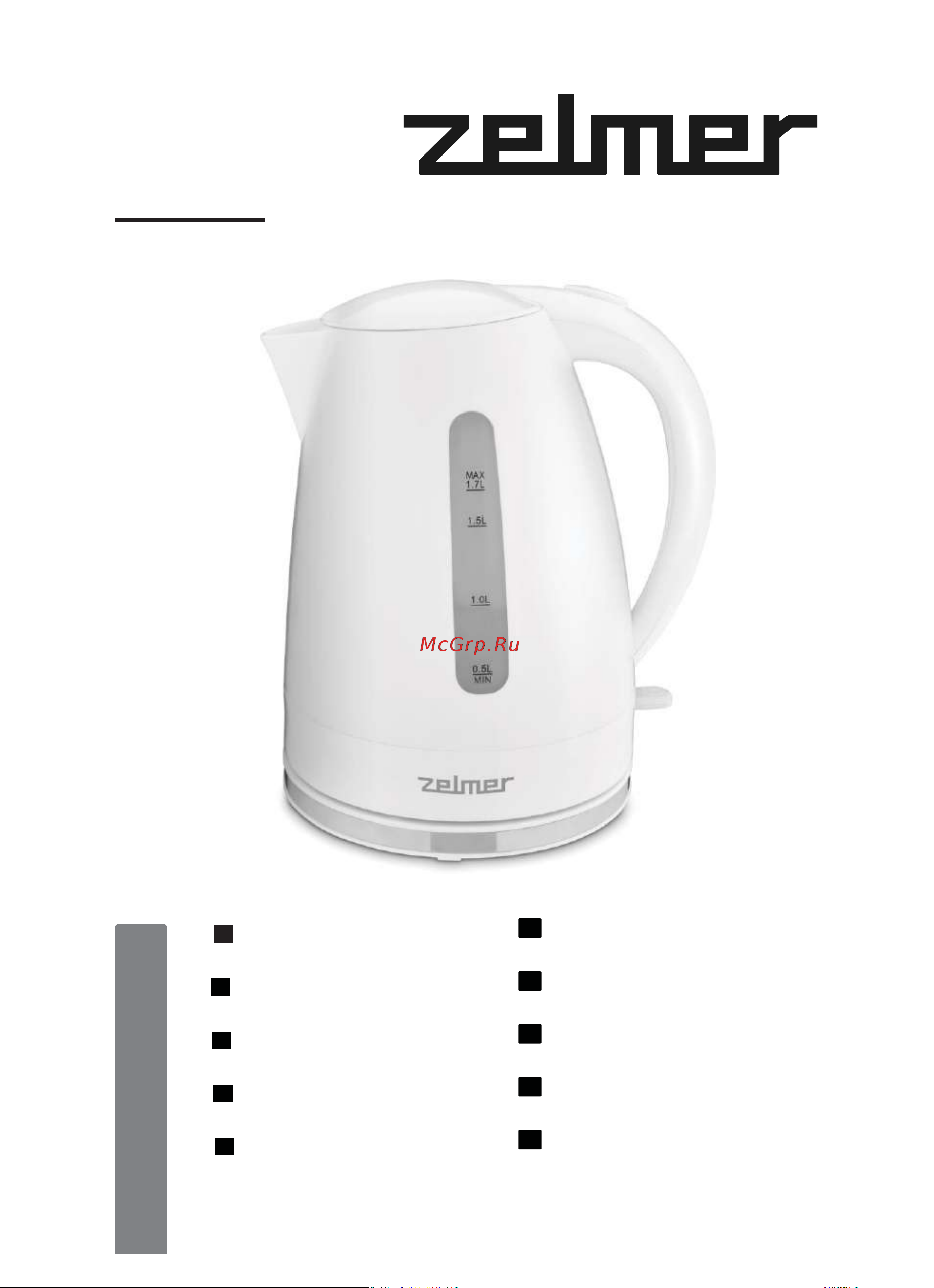Zelmer ZCK7617B Инструкция по эксплуатации онлайн