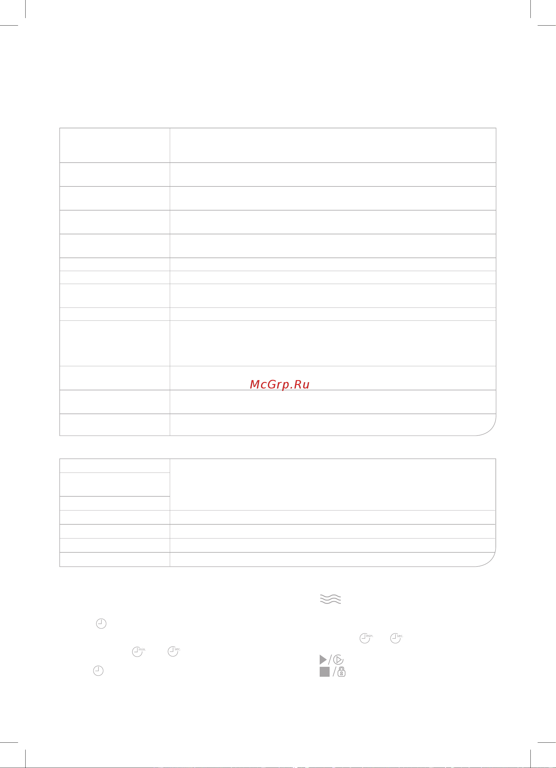 Oursson MD2042/DC Cherry Black [15/108] Materials that are not allowed to be used in microwave