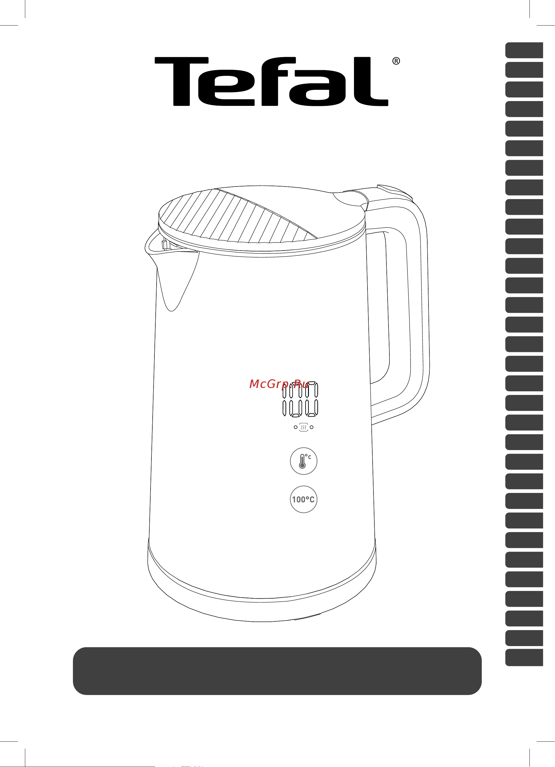 Tefal Sense KO693110 белый Инструкция по эксплуатации онлайн