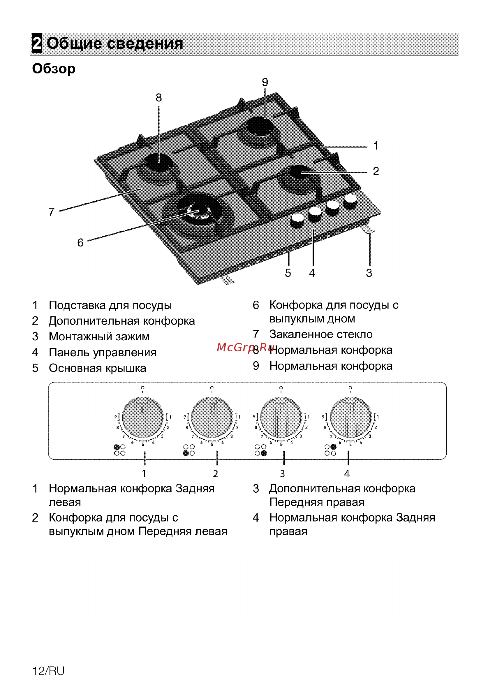 Grundig GIGL 6254150 [12/36] Общие сведения