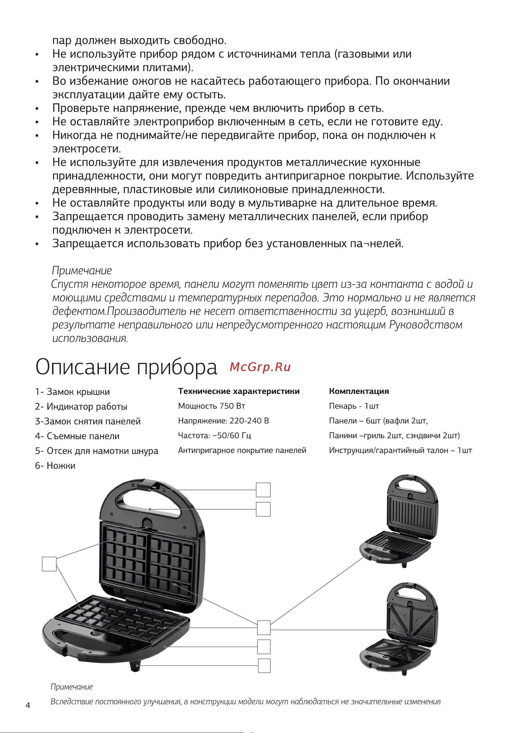 STARWIND SSM 2301 [4/12] Описание прибора