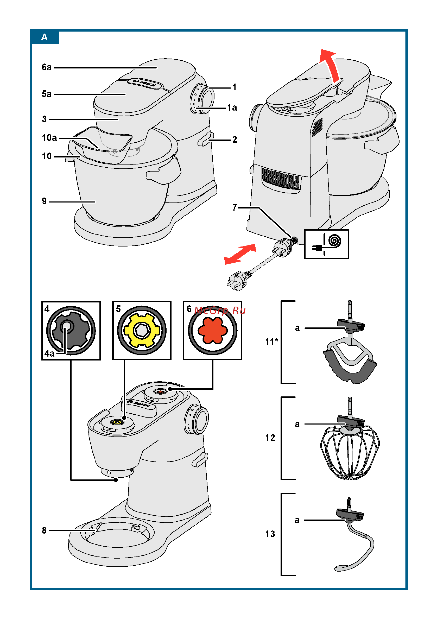 Bosch MUM9A66R00 Инструкция по эксплуатации онлайн [117/121] 645734