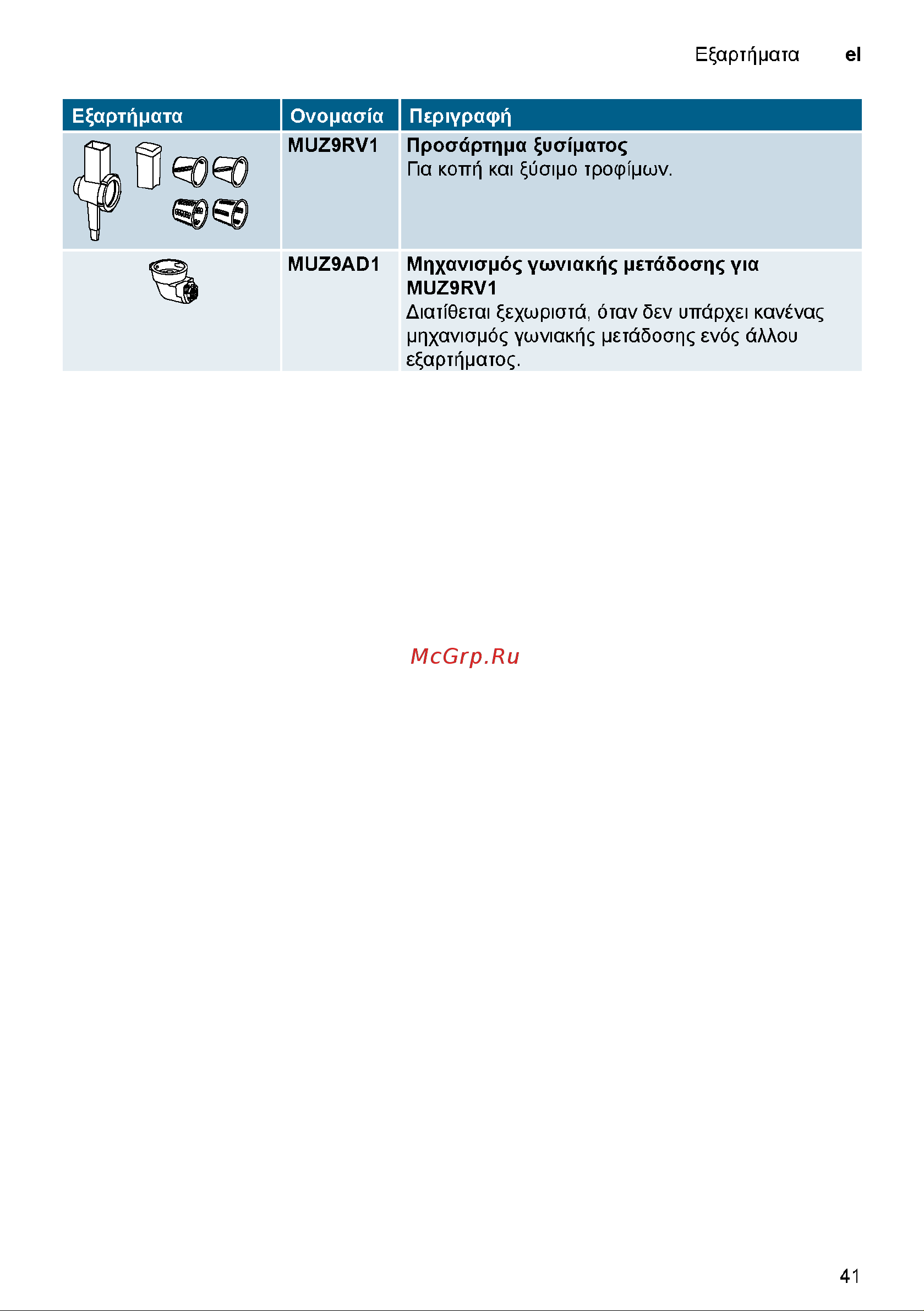 Bosch MUM9A66R00 Инструкция по эксплуатации онлайн [41/121] 645734