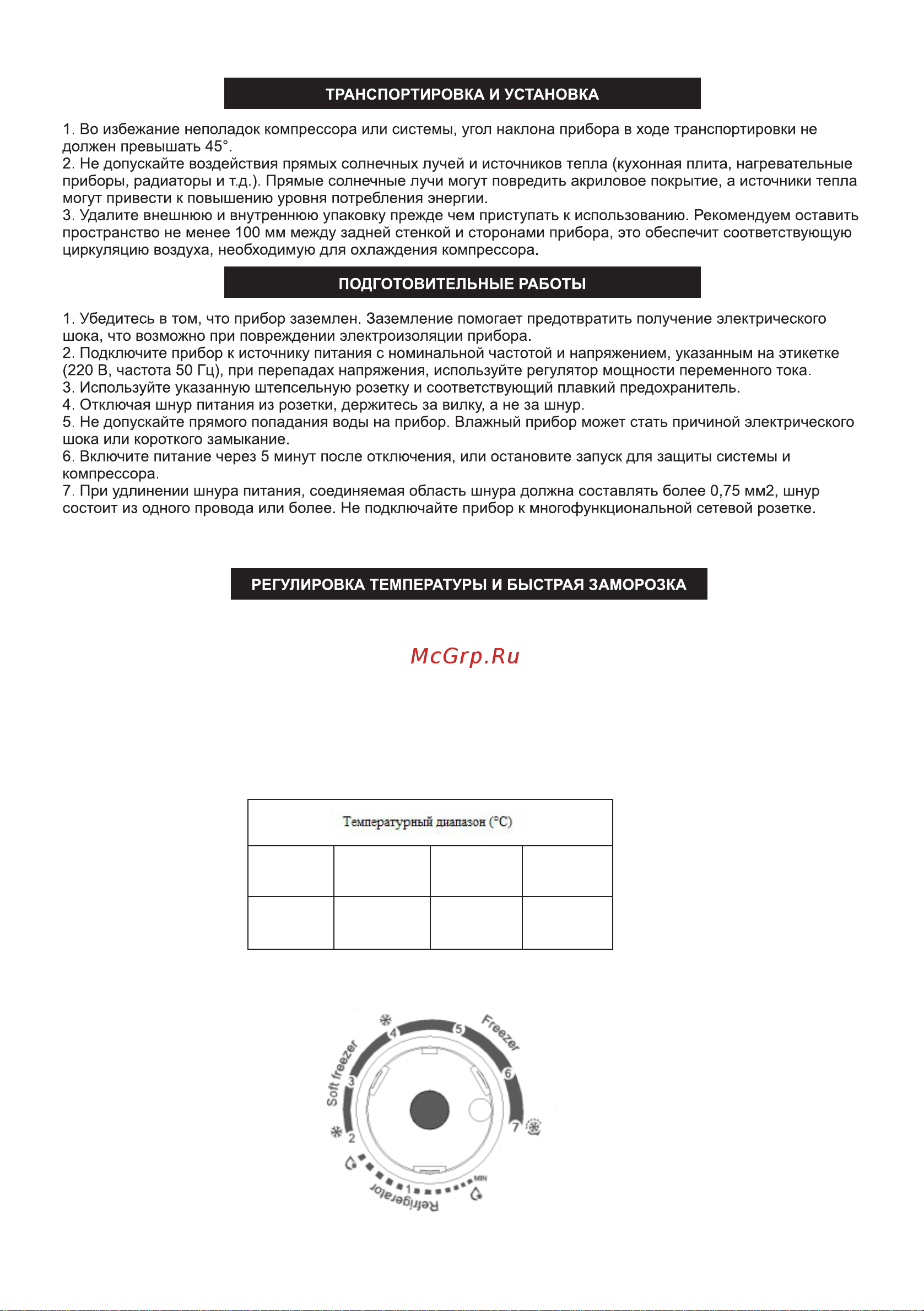 Ascoli AWD155S [3/11] Инструкции по использованию термостата