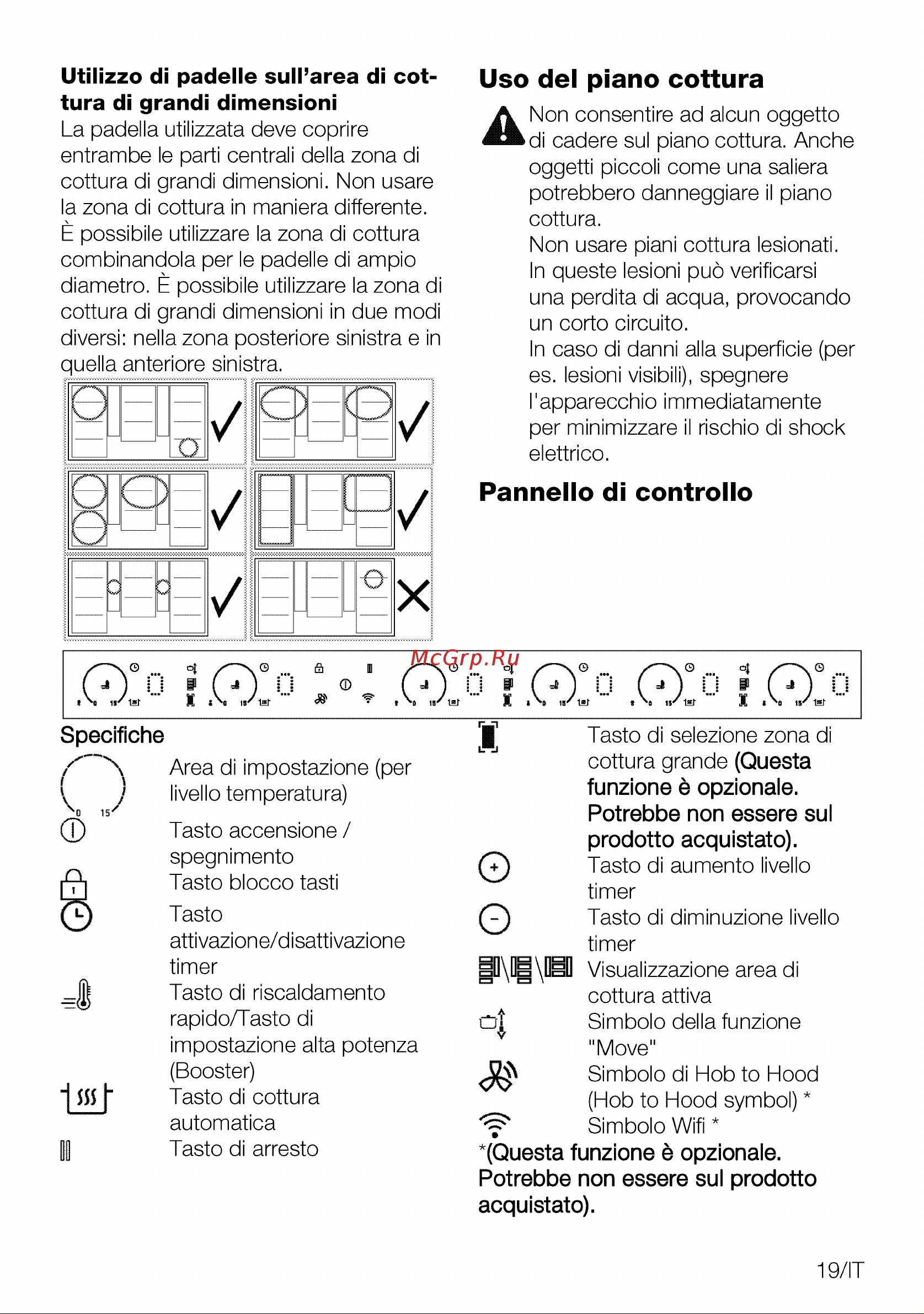 Grundig GIEI938980I GIEI938980I [51/108] Pannello di contrallo